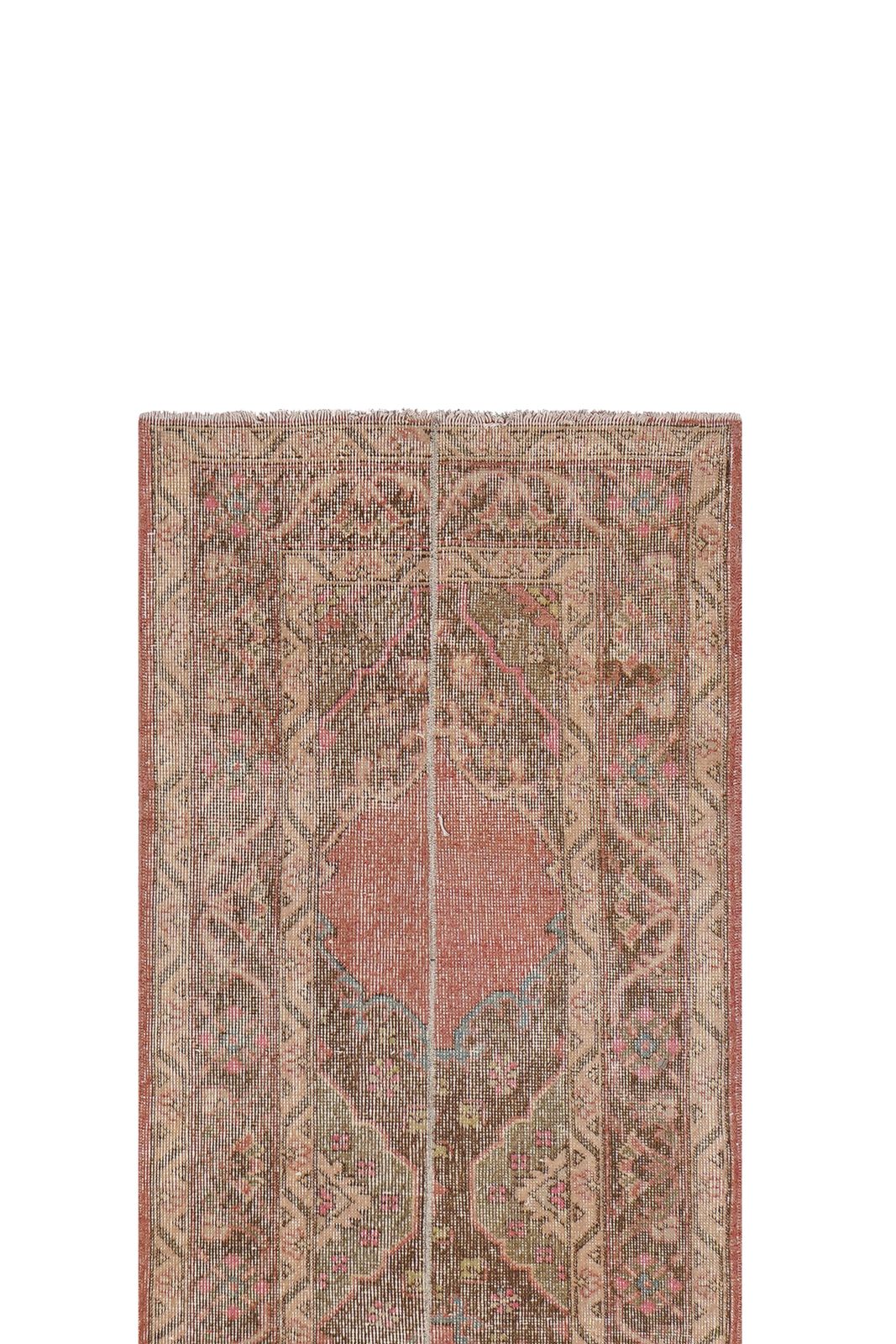 1960s Turkish Oushak Extra Long And Wide Runner   Stair Tread 2'5'' X 23'6'' photo furniture