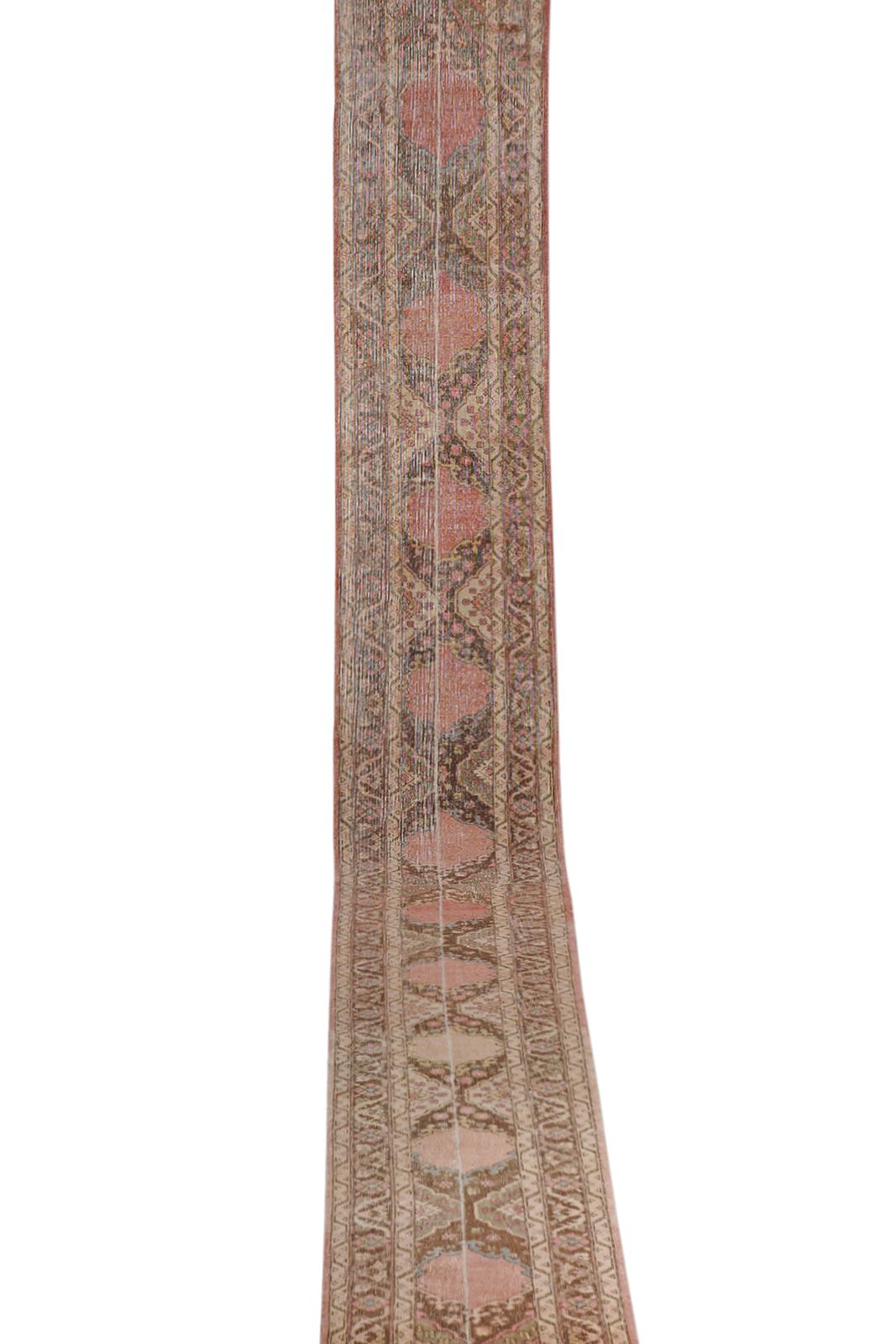 1960s Turkish Oushak Extra Long And Wide Runner   Stair Tread 2'5'' X 23'6'' photo 1400.0