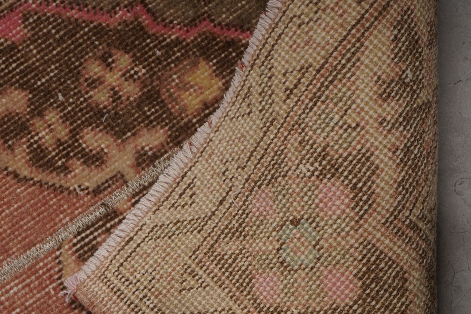 photo furniture 1960s Turkish Oushak Extra Long And Wide Runner   Stair Tread 2'5'' X 23'6''