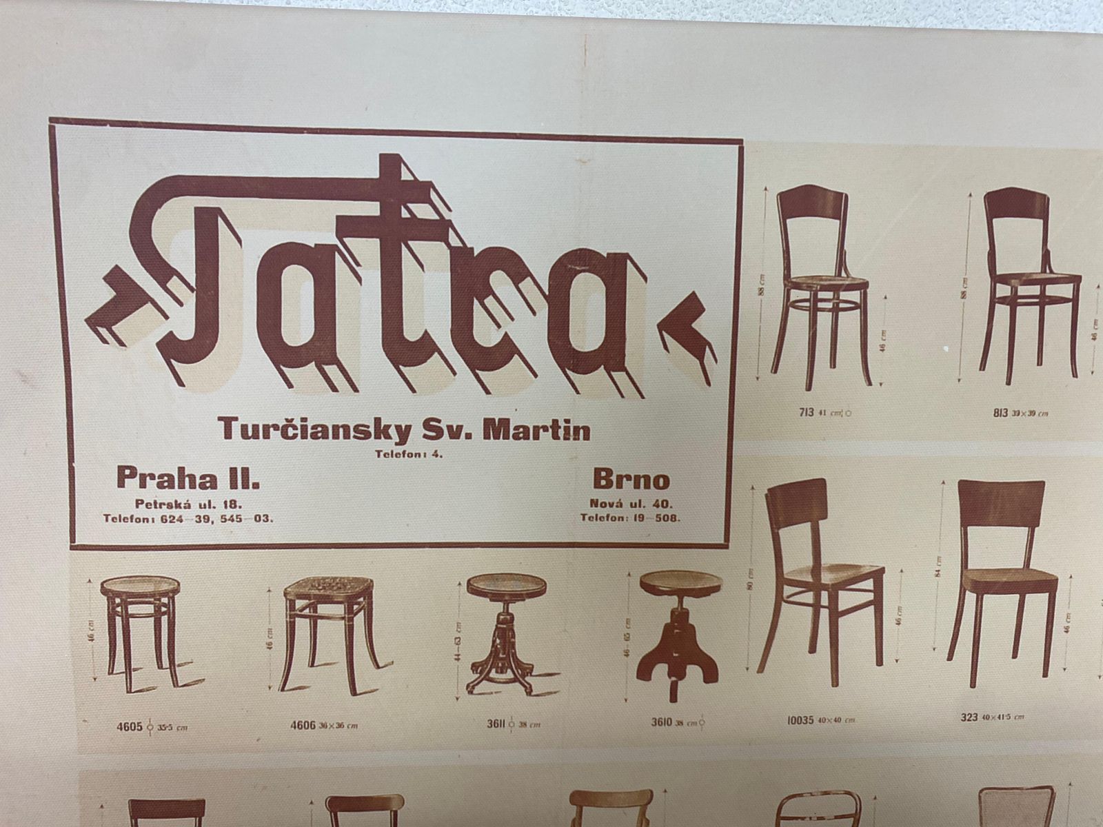 Copy Of A Tatra Poster, 1939 photo for sale