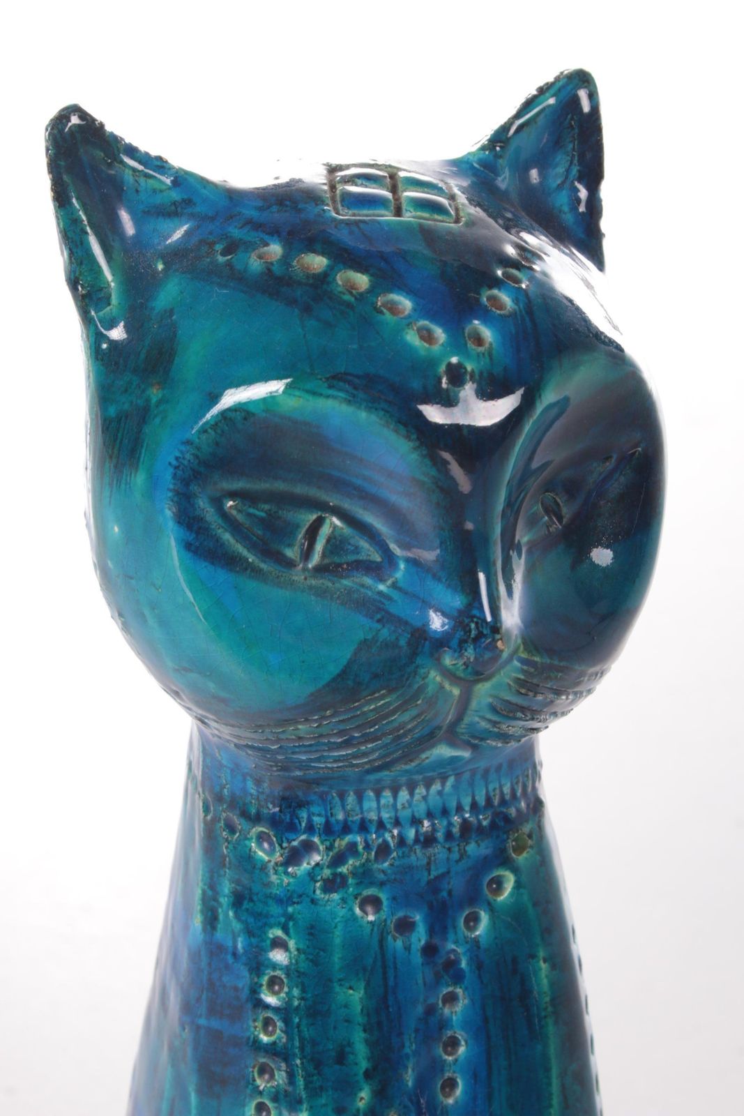 Rimini Blue Cat Made Of Ceramics By Aldo Londi, 1960 photo buy