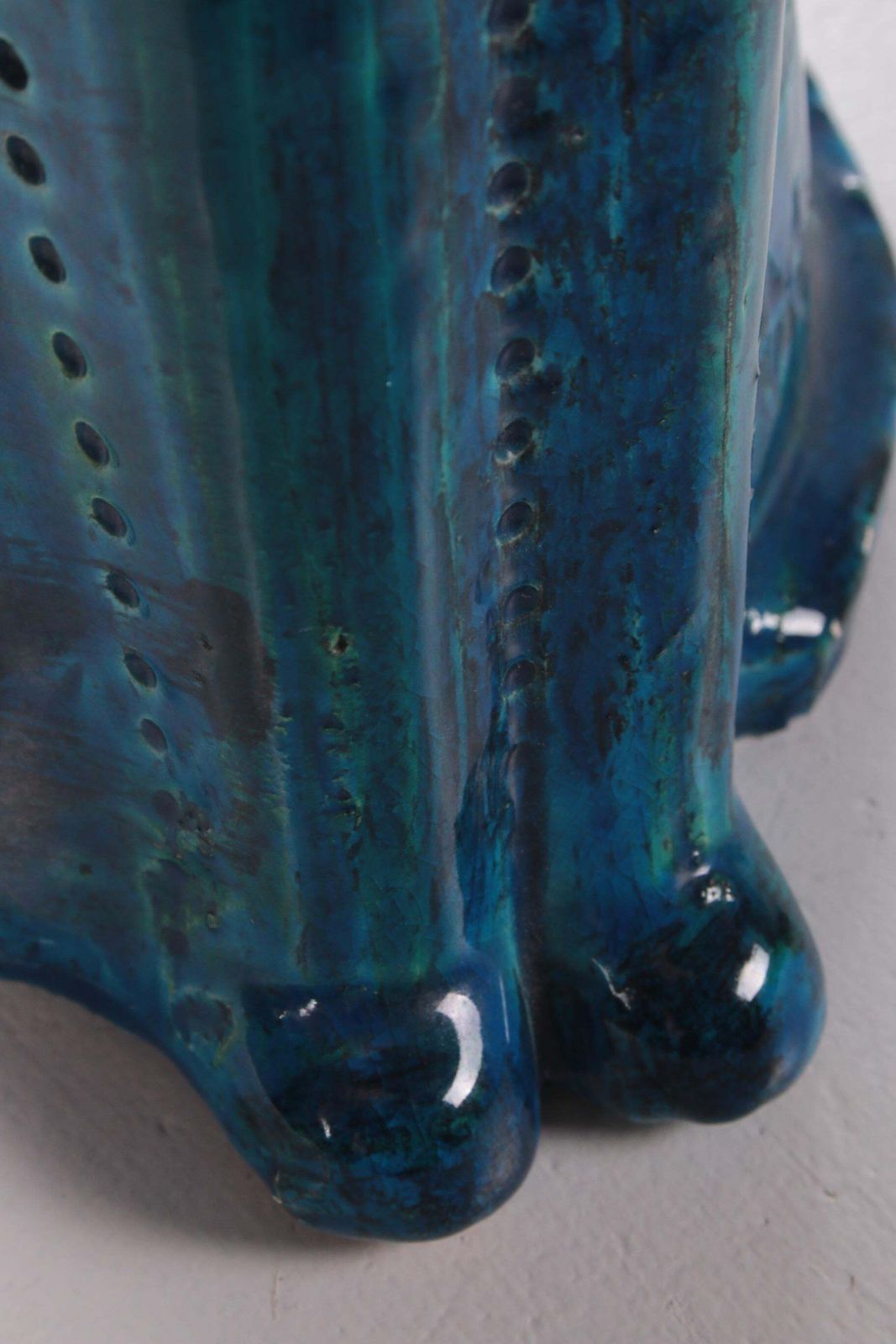 photo for sale Rimini Blue Cat Made Of Ceramics By Aldo Londi, 1960
