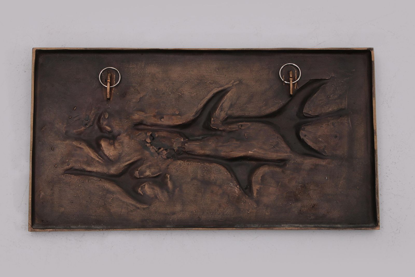 Copper Wall Decoration Flying Birds, 1960 photo vintage