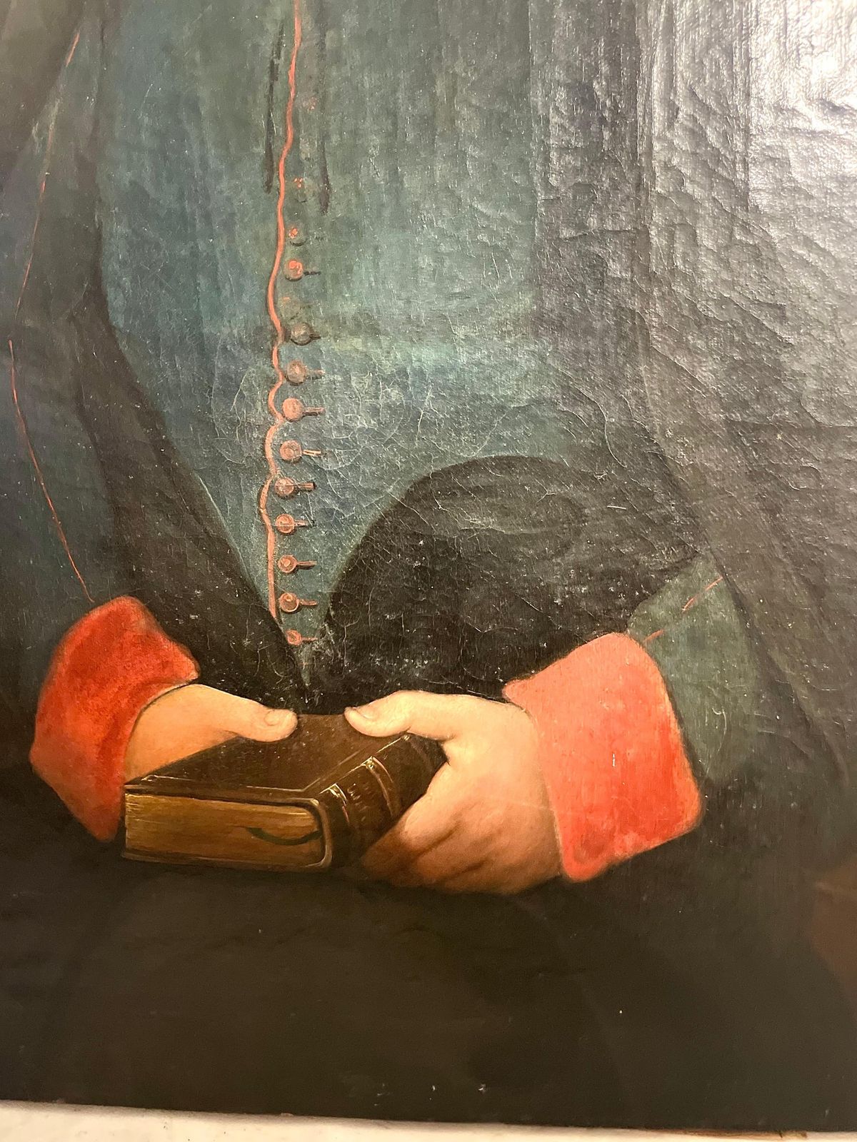 Oil On Canvas "Portrait Of An Ecclesiastic" photo furniture