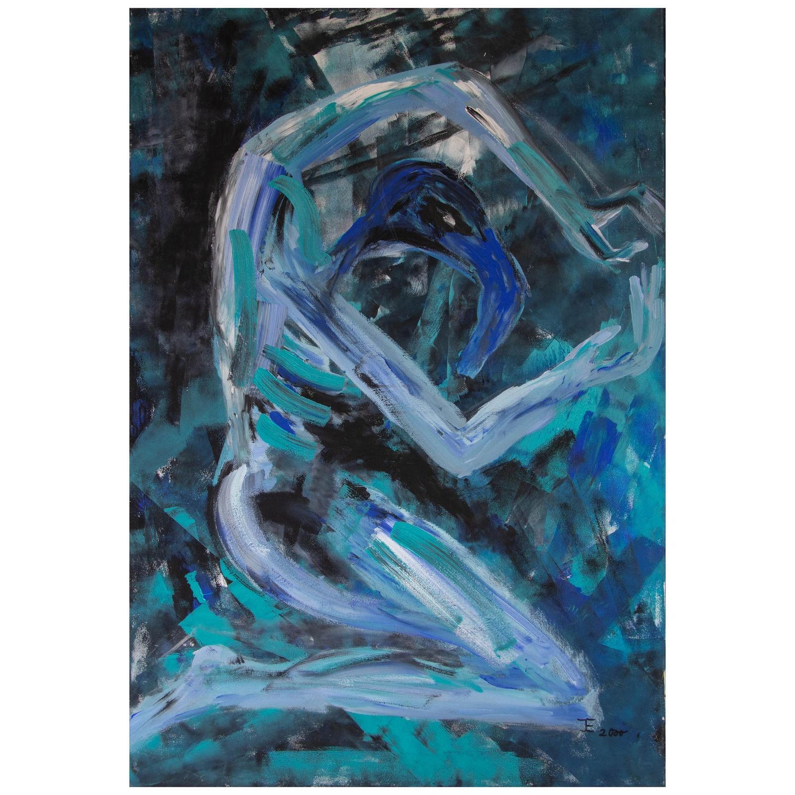 Ingrid Stolzenberg 'Male Chimera' German Post Expressionism Painting