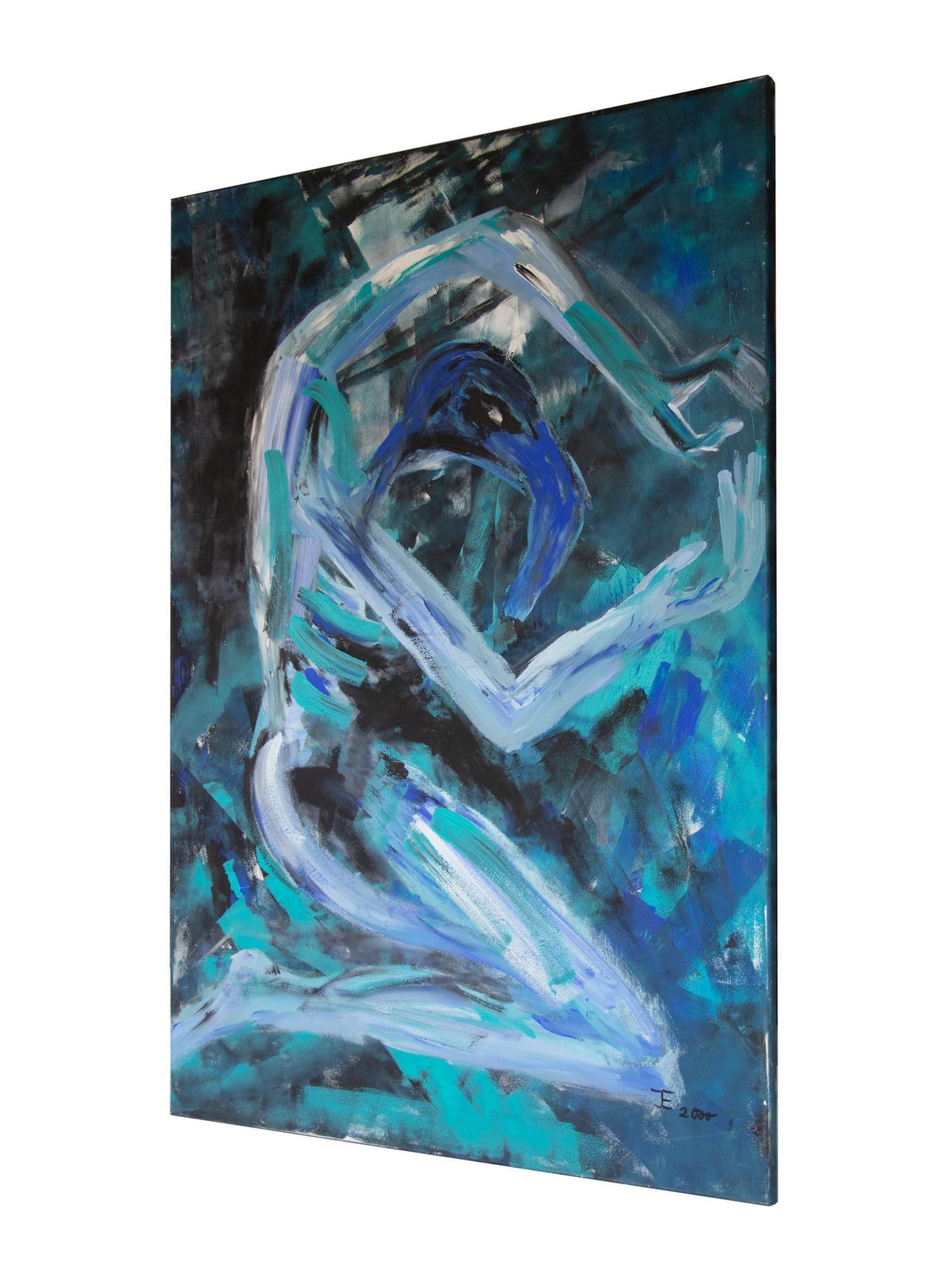 Ingrid Stolzenberg 'Male Chimera' German Post Expressionism Painting photo for sale