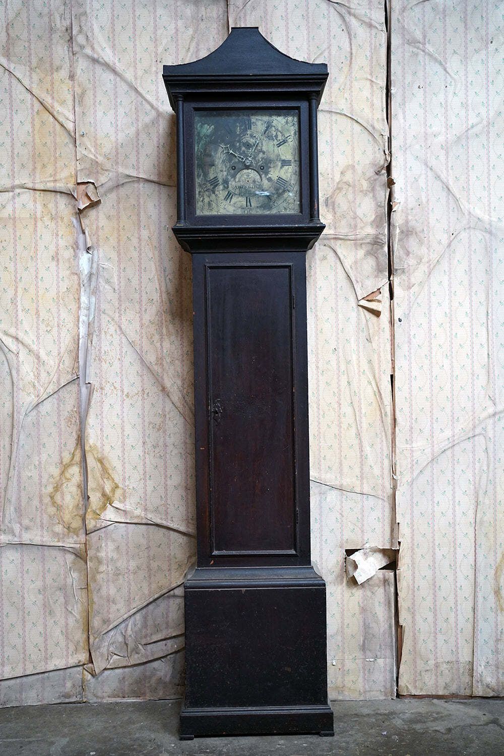 A Late 18thc Painted Eight Day Longcase Clock By William Jones Of Abingdon C.1790 photo furniture