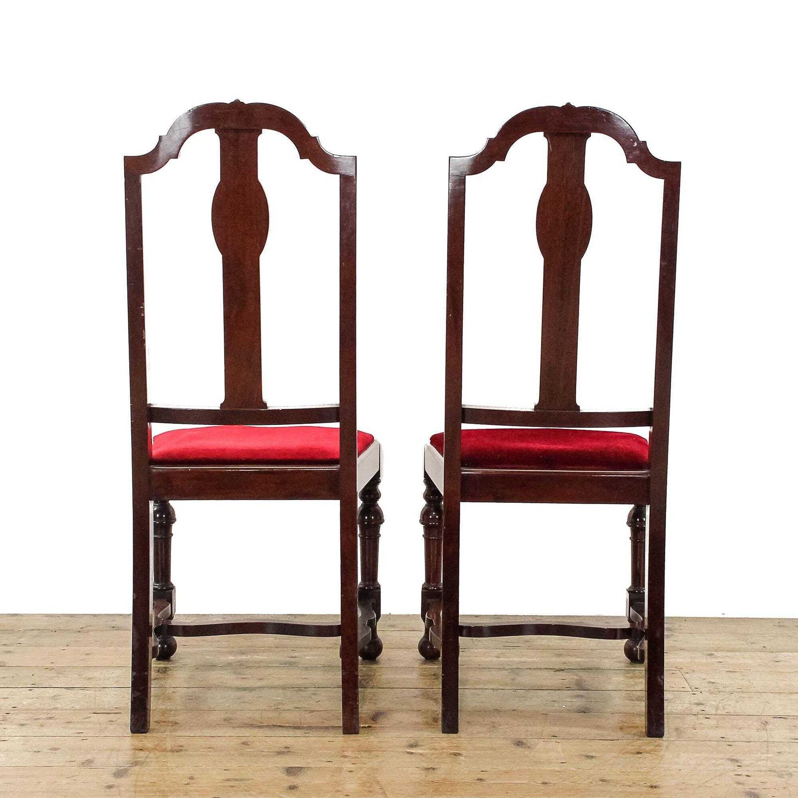 Two Mahogany Upholstered Chairs | Antique Armchair | Antique Seating | Edwardian Antiques | photo 295.0