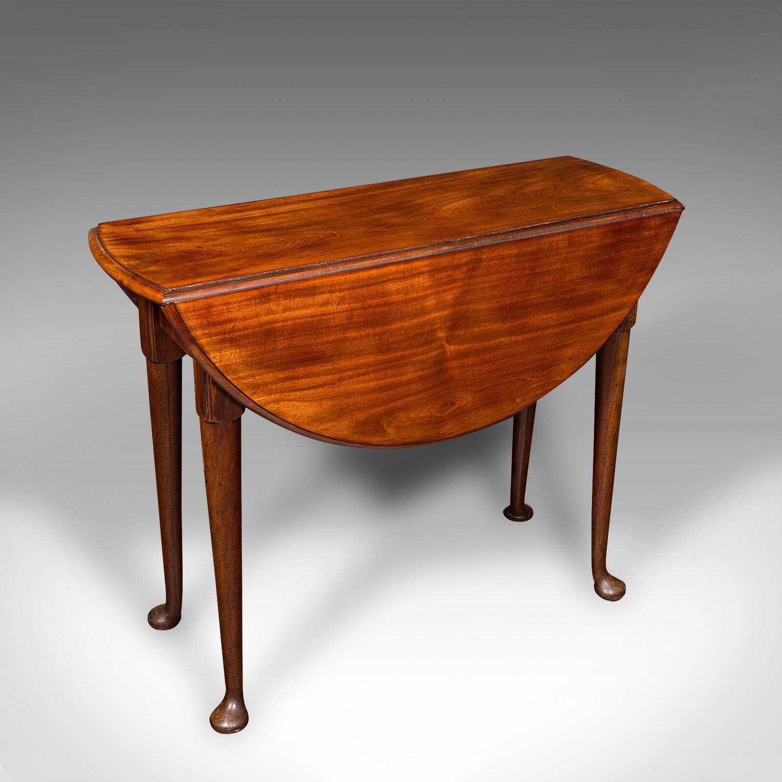 Antique 4 Seat Drop Leaf Supper Table, English, Extending, Gate Leg, Georgian photo furniture