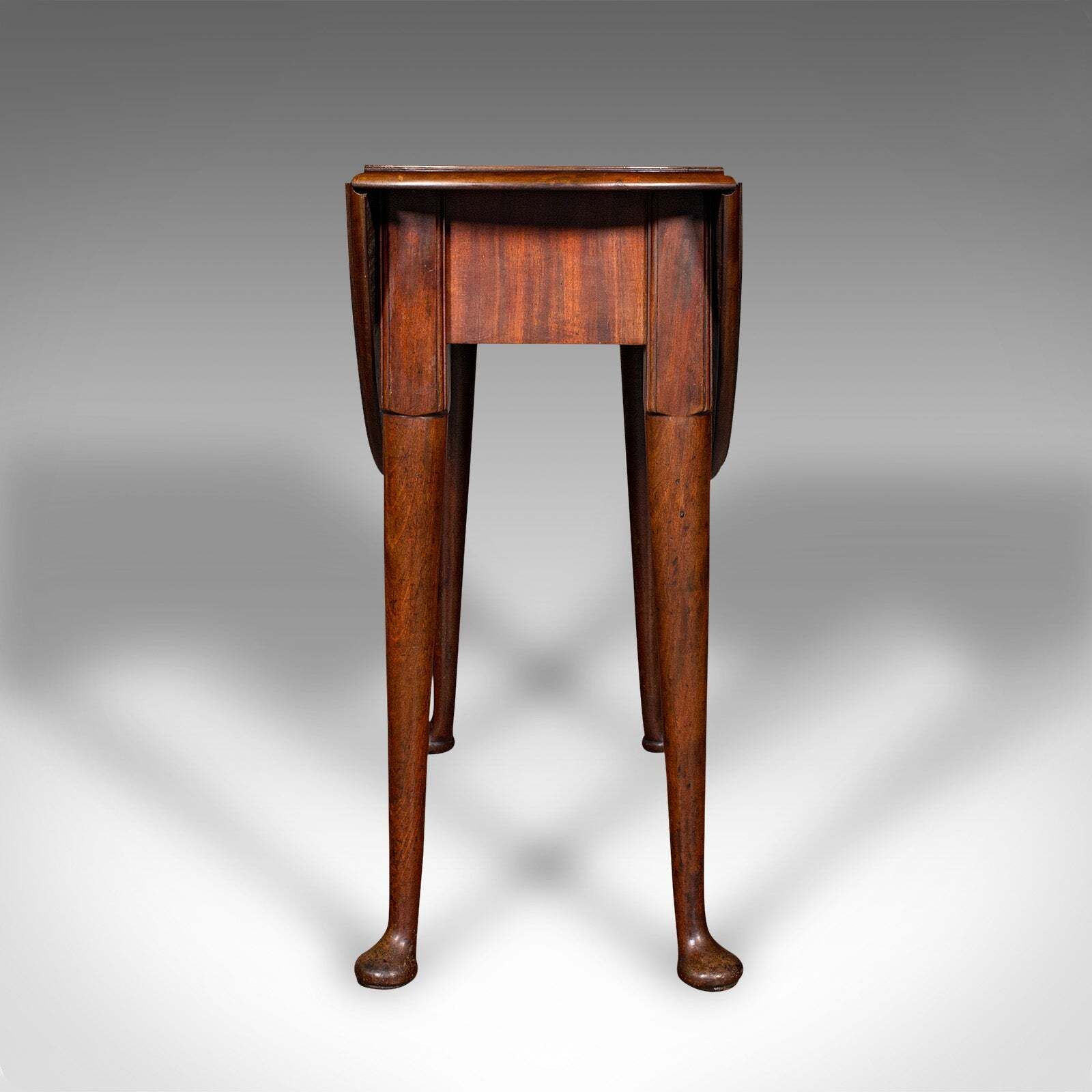Antique 4 Seat Drop Leaf Supper Table, English, Extending, Gate Leg, Georgian photo vinterior