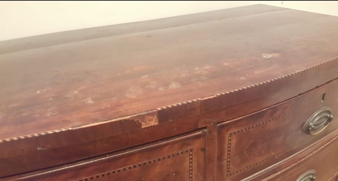 Georgian Bow Front Chest Of Drawers photo furniture
