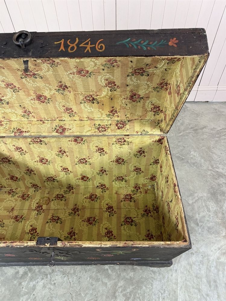 18th Century Marriage Chest, 18th Century And Earlier photo Furniture