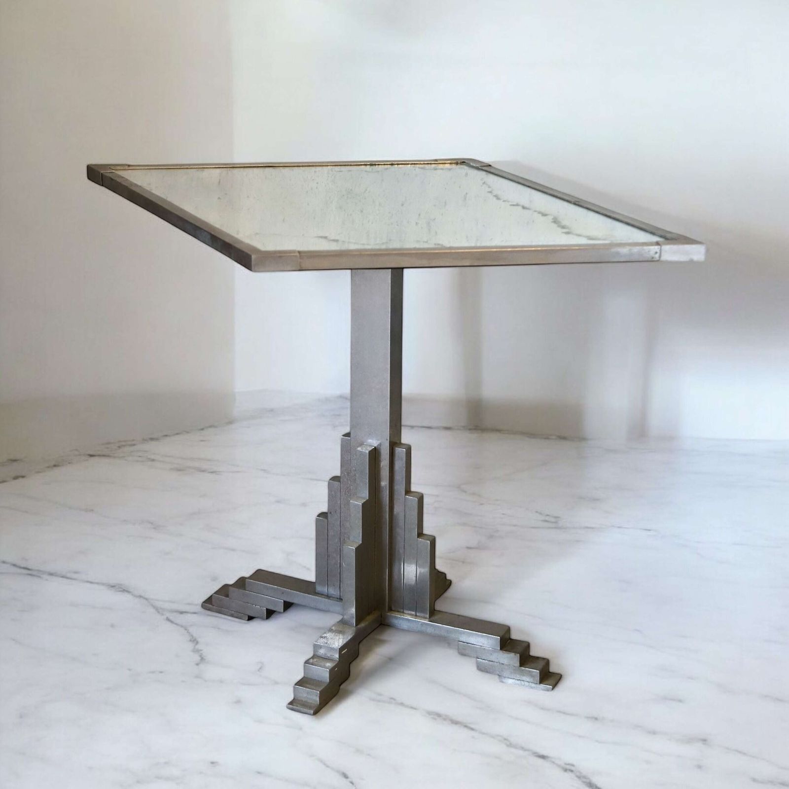 Stylish & Decorative Mid Century Diamond/Lozenge Shaped Art Deco Style Side Table photo for sale