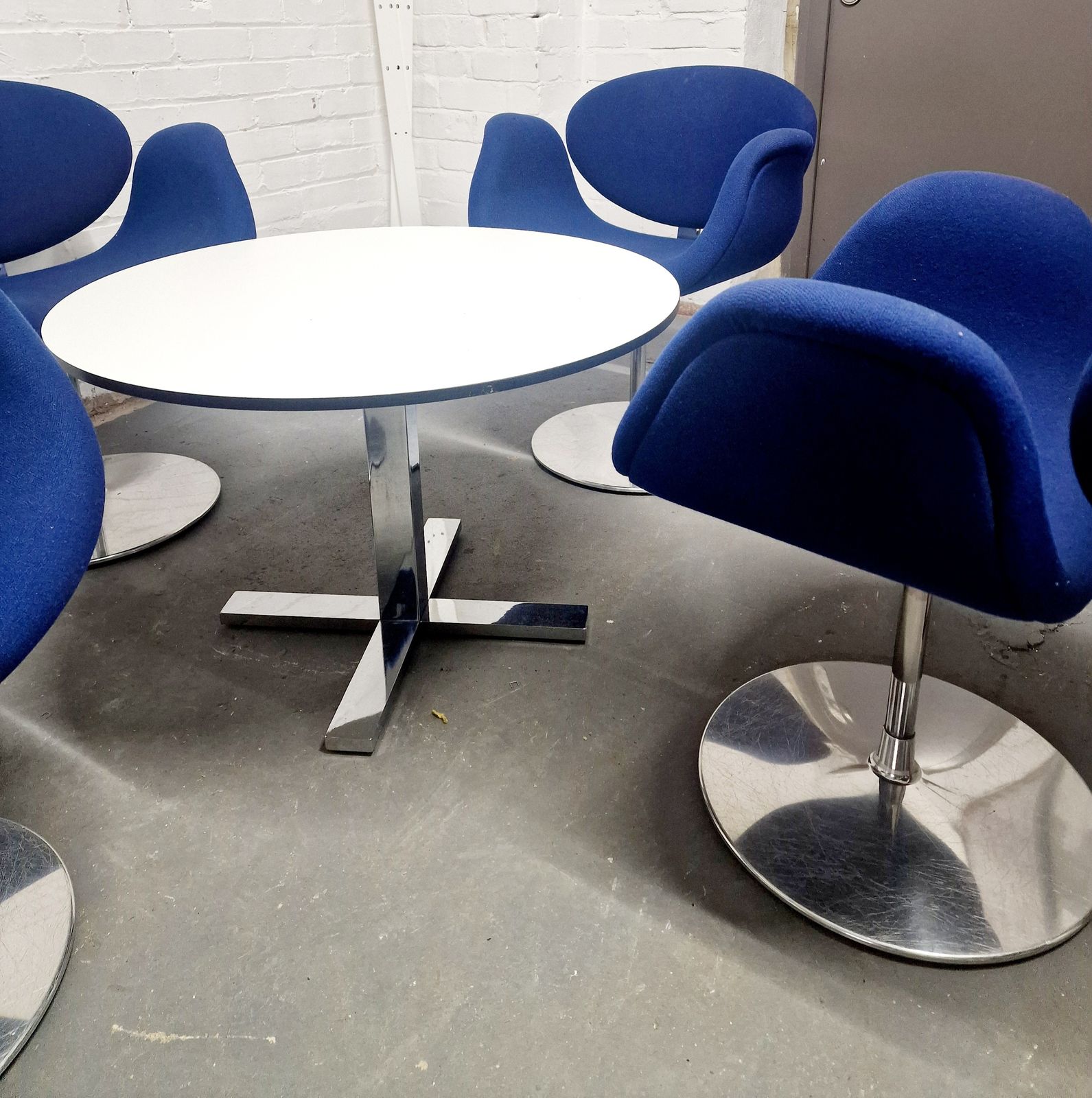 photo vinterior Retro Set Of 4 Artifort Little Tulip Chairs By Pierre Paulin Hard To Find!