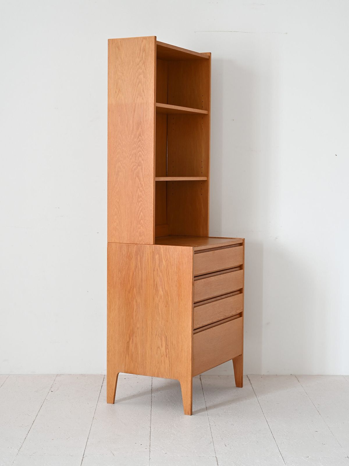 Scandinavian Oak Bookcase, 1960s photo for sale