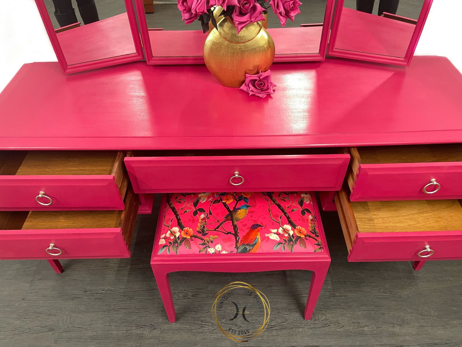 photo furniture Hot Pink Stag Dressing Table, 1960s