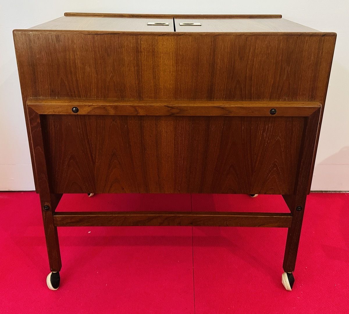 1960s Danish Teak Arrebo Møbler Folding Drinks Cart Trolley By Andreas Hansen photo buy