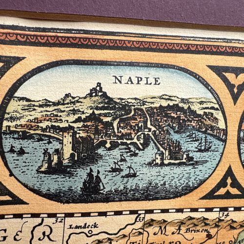 Italia Newly Augmented I Speeds George Humble 1626 Reproduction Print Coloured photo Art