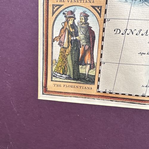 Italia Newly Augmented I Speeds George Humble 1626 Reproduction Print Coloured photo vinterior
