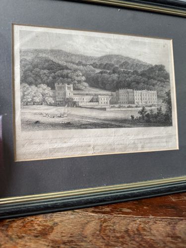 Sir J Wyatville R Sears West View Of Chatsworth The Palace Derbyshire Cavendish