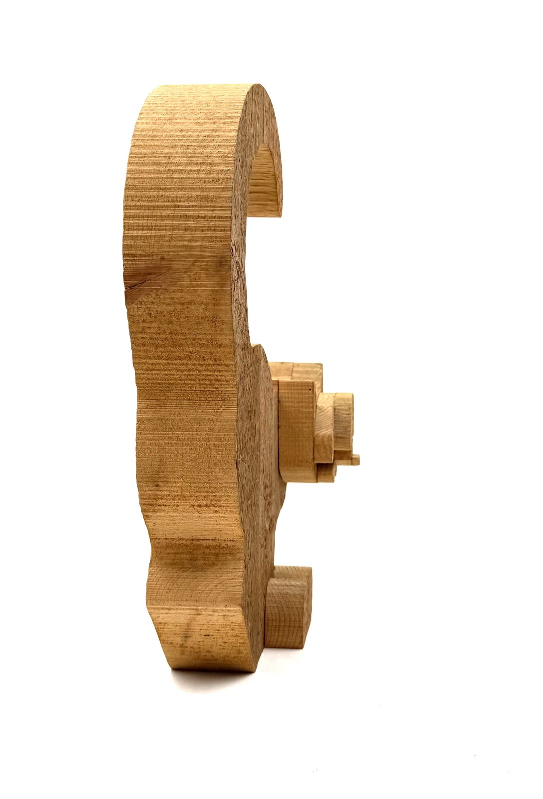 photo buy Bottega Michelangeli, Cat Wood Sculpture, Orvieto Italy 1970s