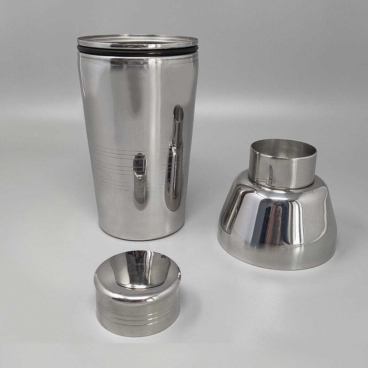 1970s Astonishing Cocktail Shaker By Guy Degrenne In Stainless Steel. Made In France photo Home Decor