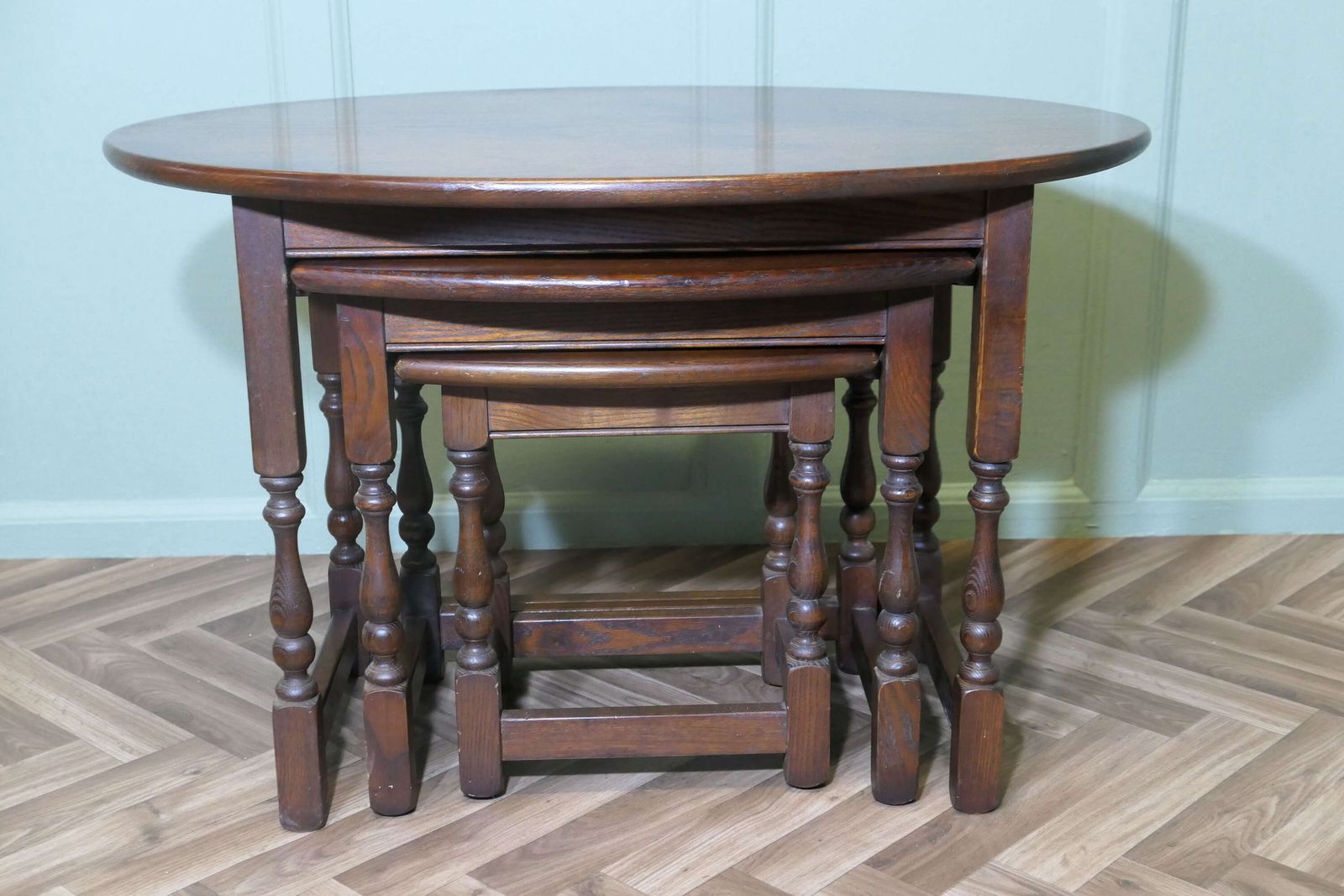 Oval Nest Of Tables In Oak By Old Charm photo furniture