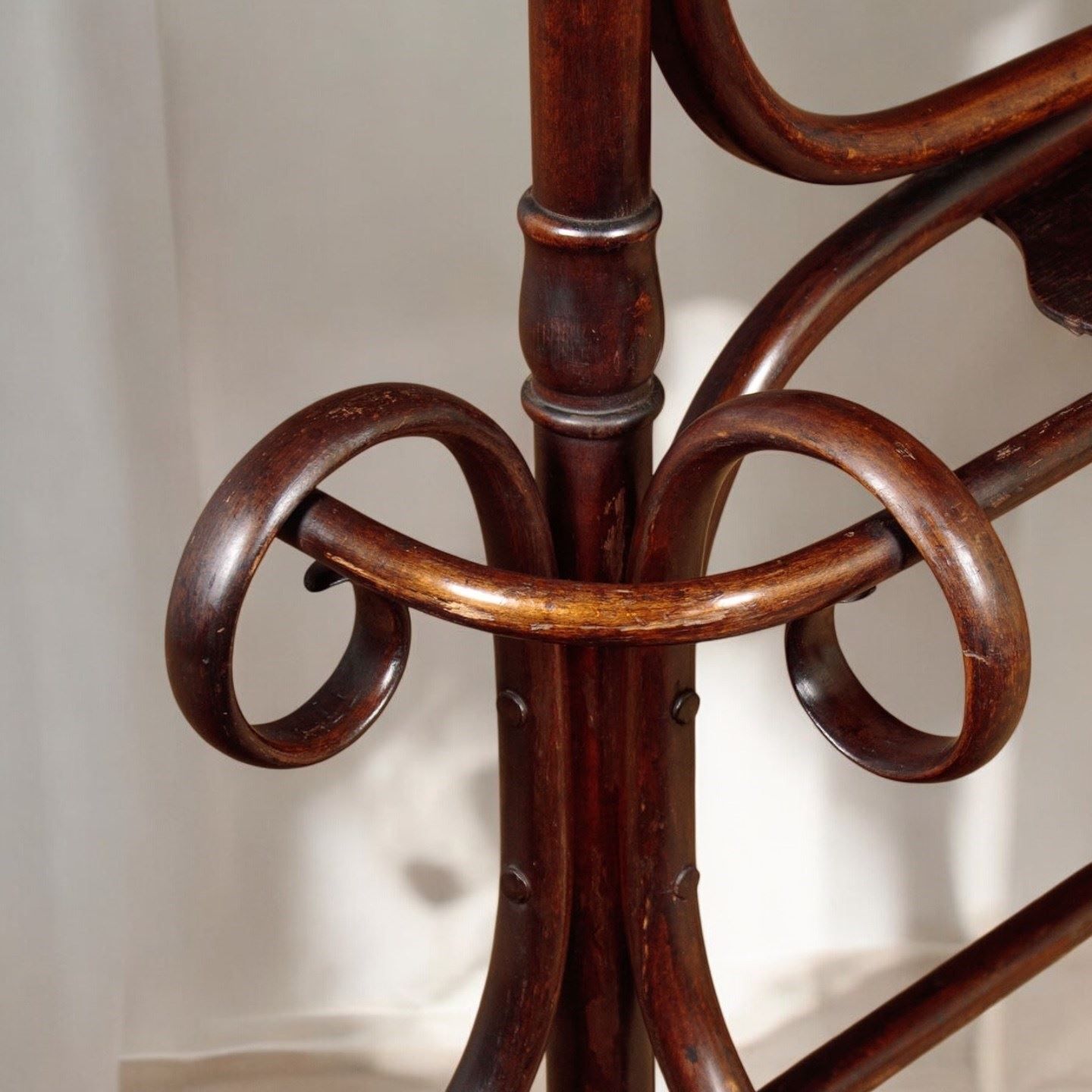A Rare Bentwood Hallstand By Fischel Circa 1900 photo for sale