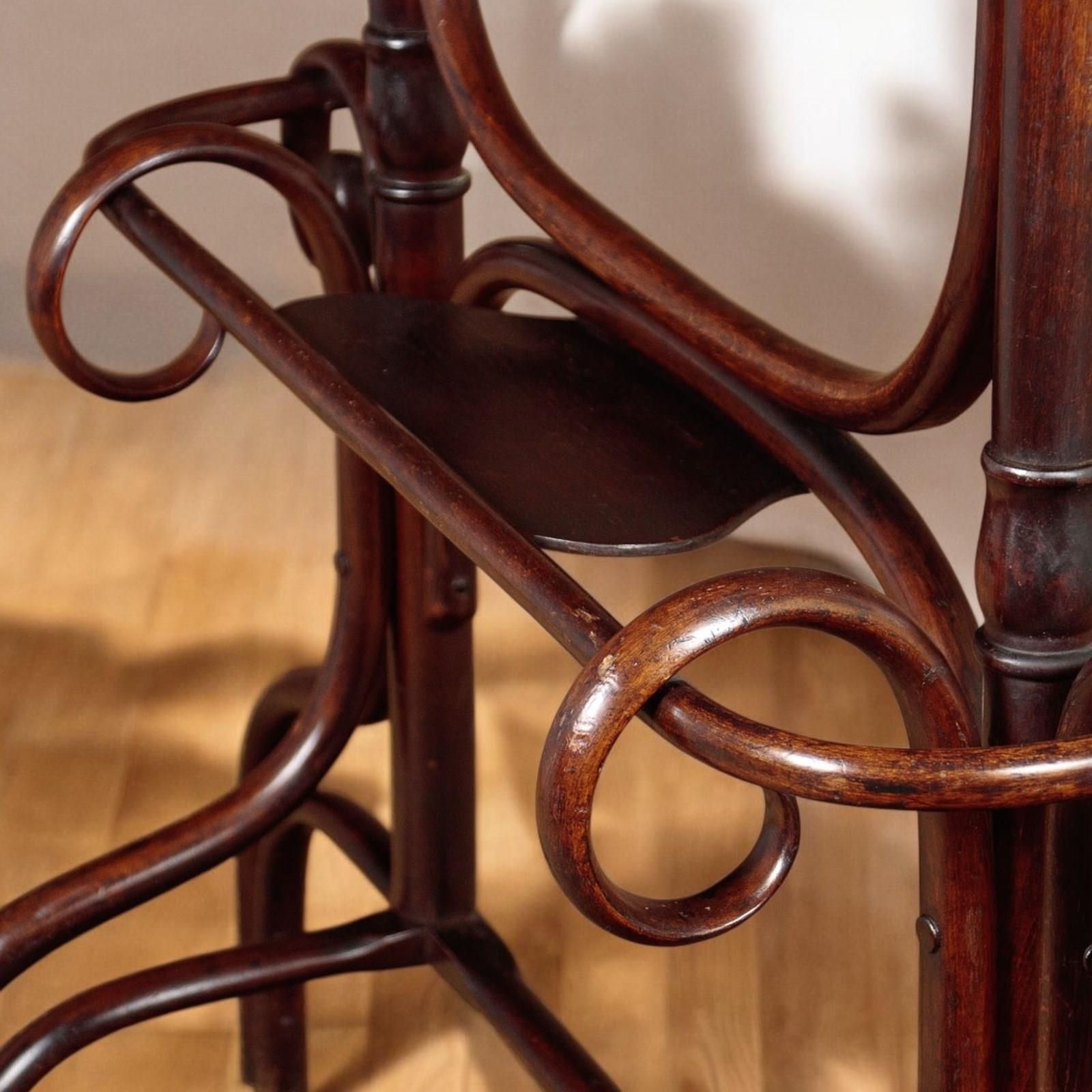 A Rare Bentwood Hallstand By Fischel Circa 1900 photo buy