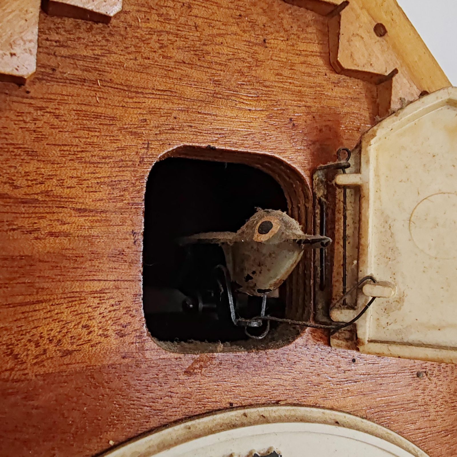 Rare Mayak Ussr Vintage Soviet Cuckoo Clock – Wooden Mechanical Wall Clock, Collectible Retro Timepiece, Untested But Complete Russian photo furniture