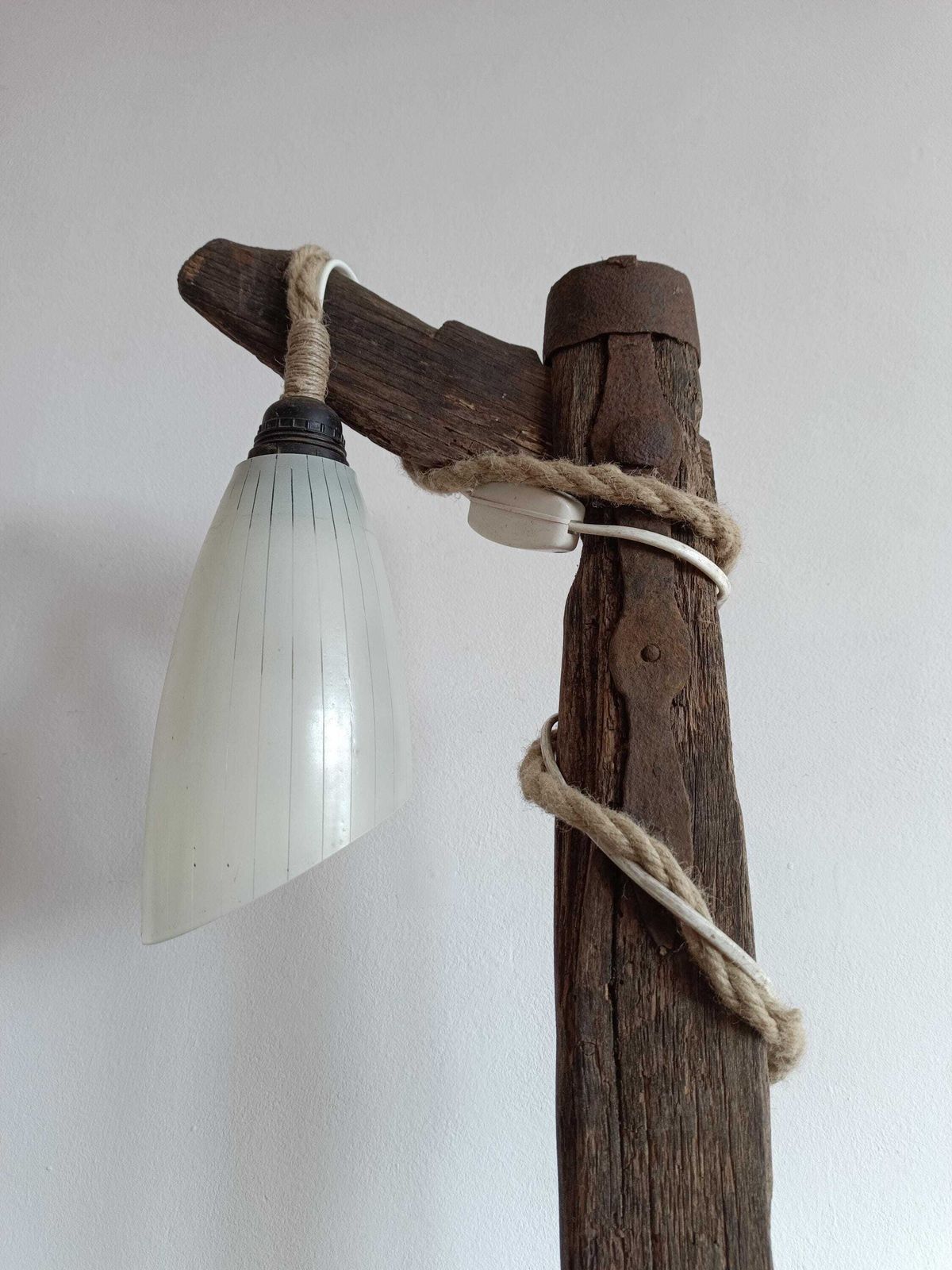 Lamp Wooden Natural Country Home, Shabby, Rustic, Vintage Lighting, Light, Centerpiece, Wood Home Decor, Reading Lamp, Rustic Decoration photo 157.0