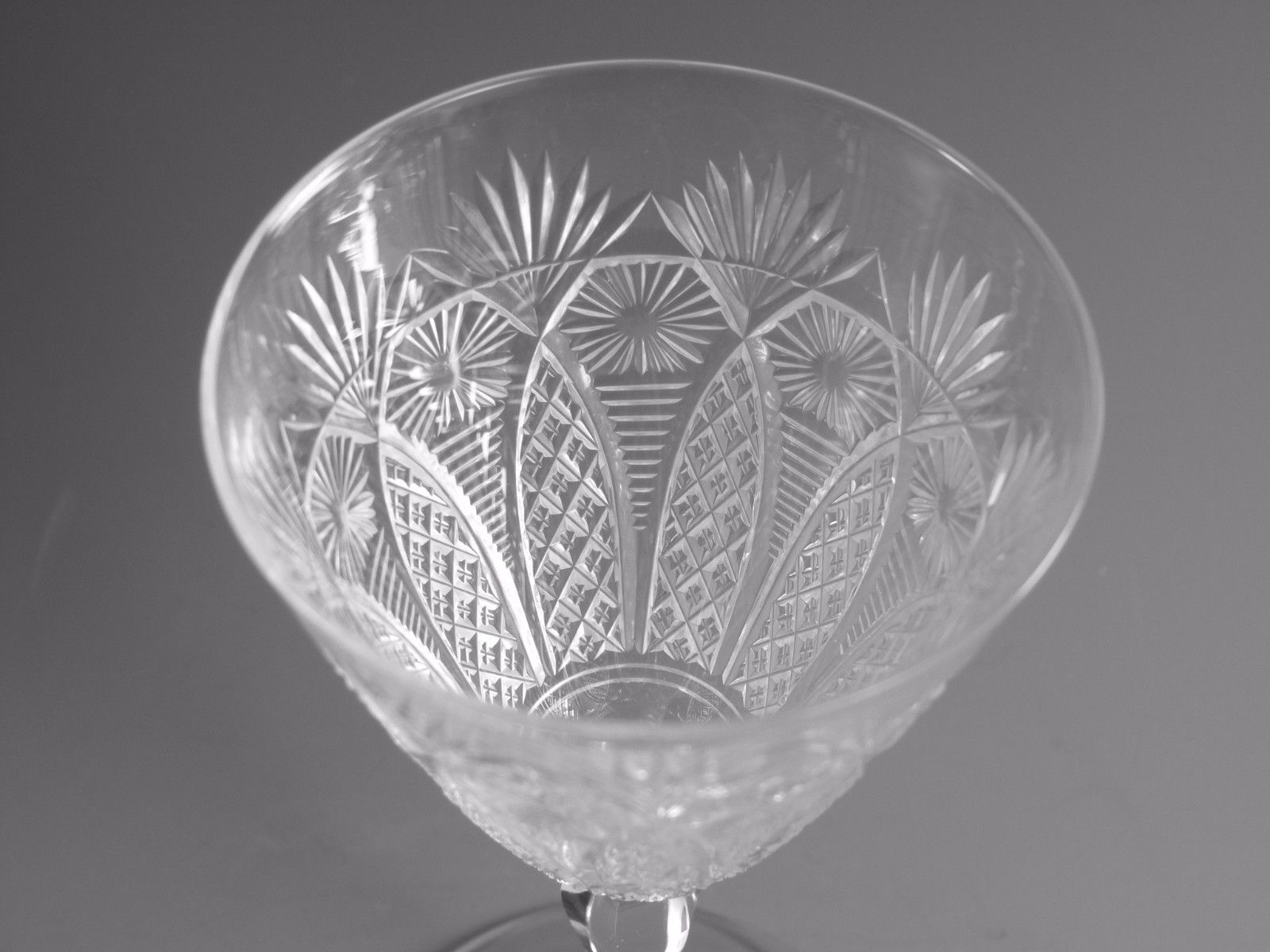 Antique Wine Glass Set Of 8 Very Fine & Delicate Wine Glasses photo for sale