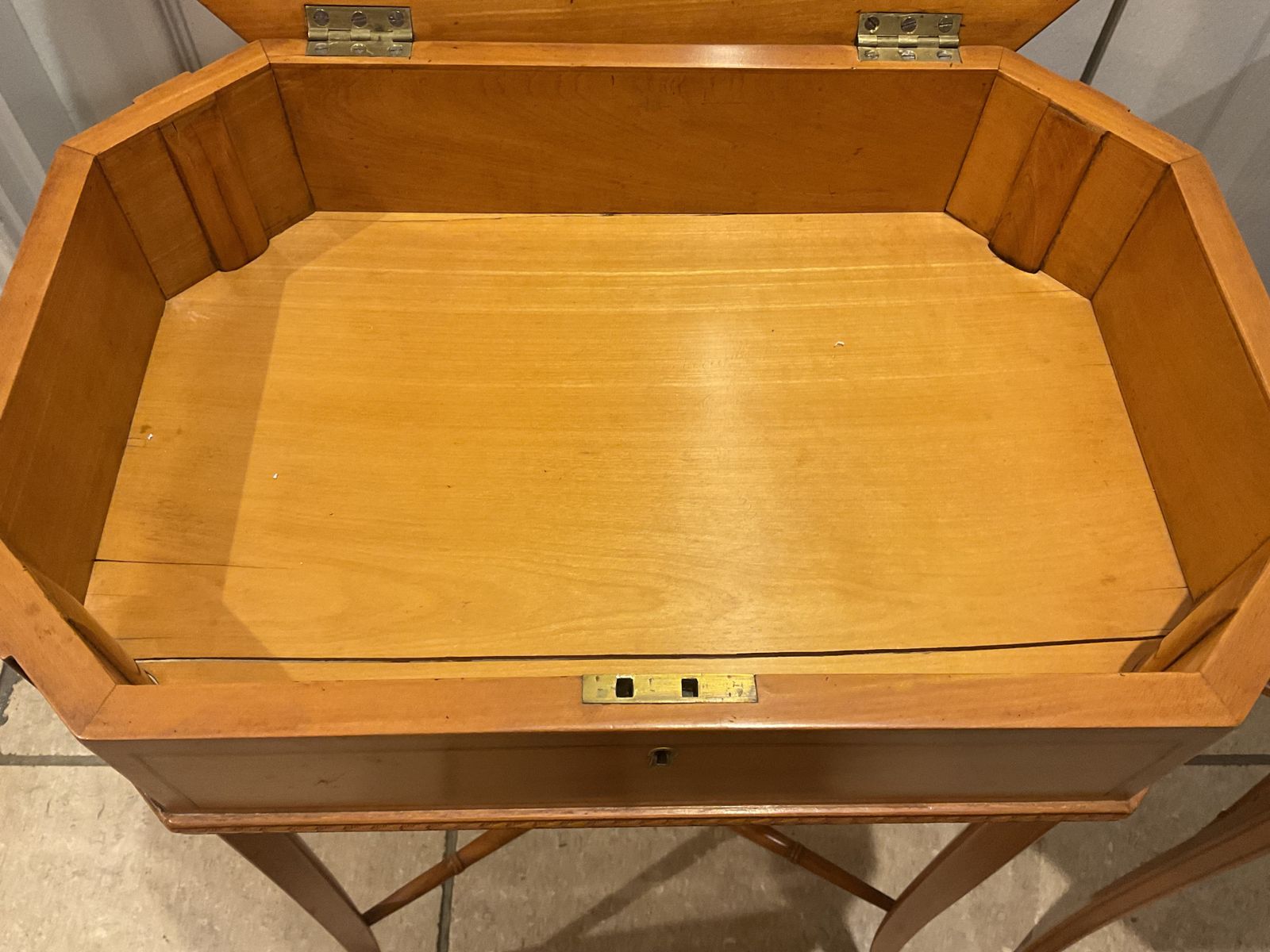 Pair Of Inlaid Satinwood Work Tables photo furniture