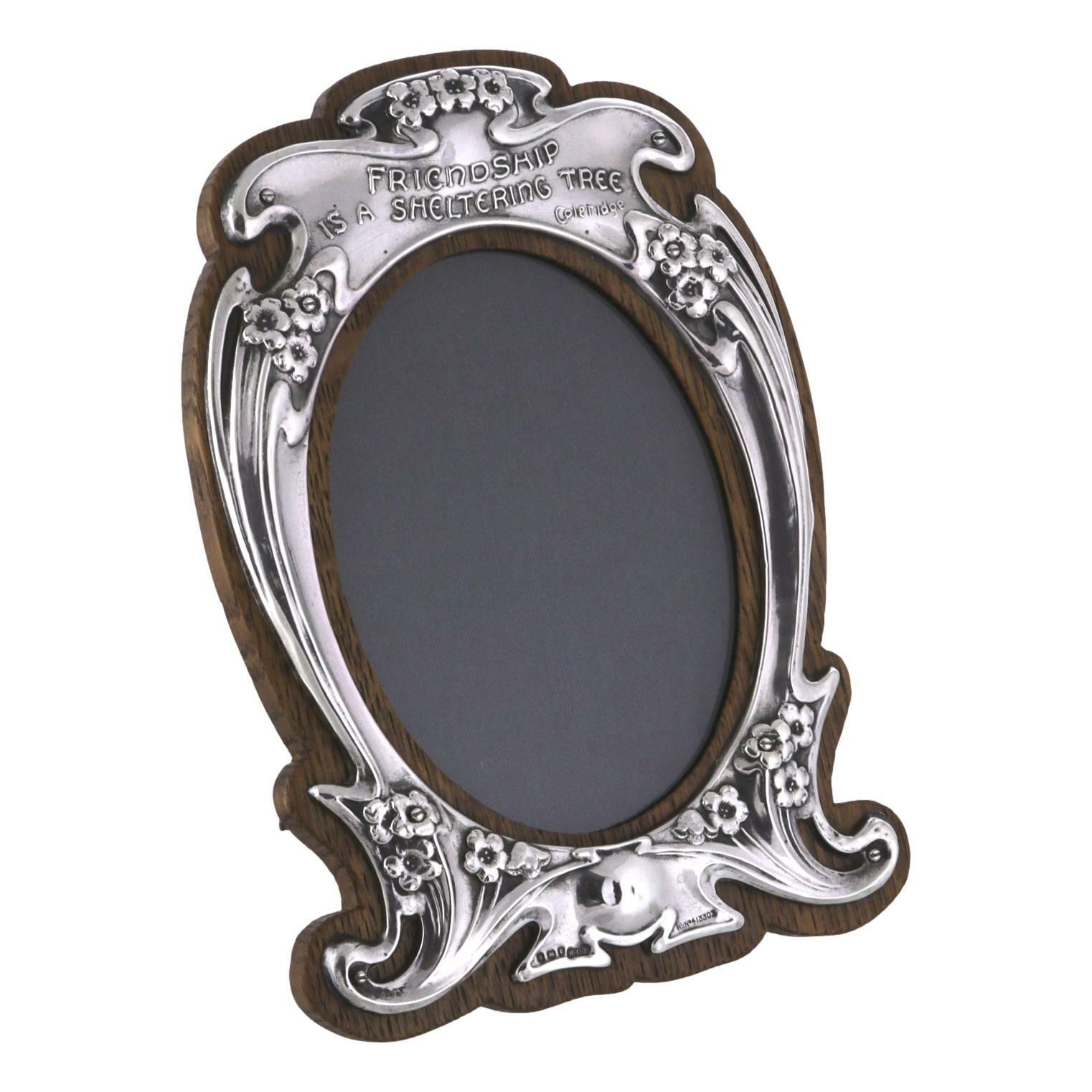 Antique Sterling Silver Henry Charles Freeman Arts And Crafts Photo Frame