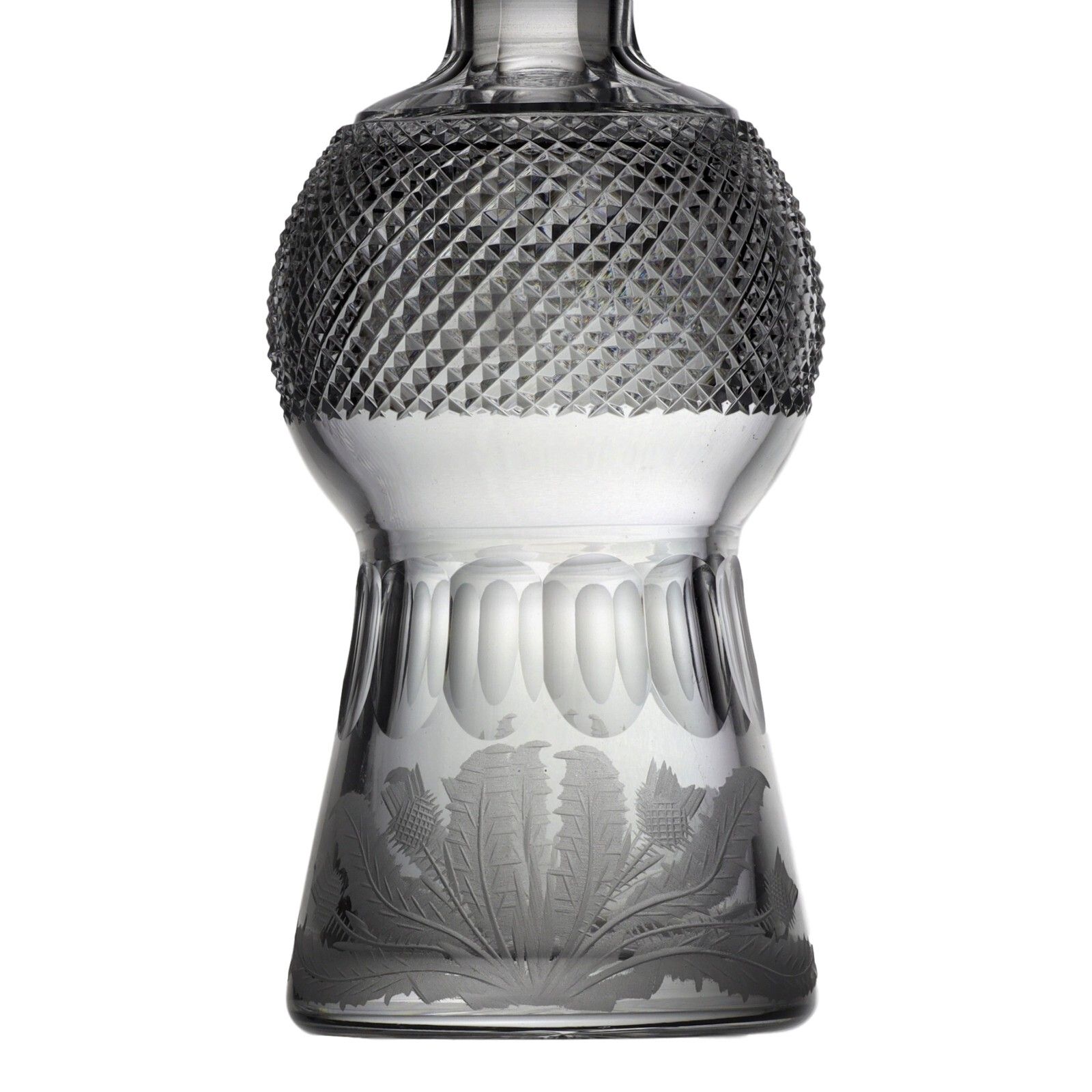 Edinburgh Crystal Thistle Cut Liqueur Decanter / Decanters 7 3/4" (2nd) photo for sale