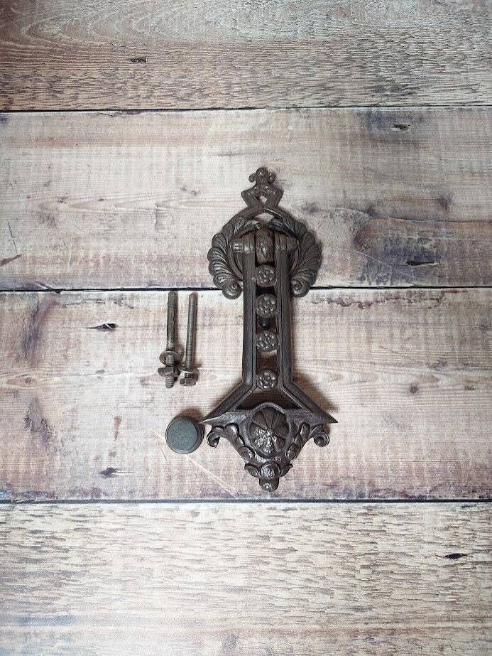 Victorian Iron Door Knocker, Antique Iron Door Knocker, Kenrick?