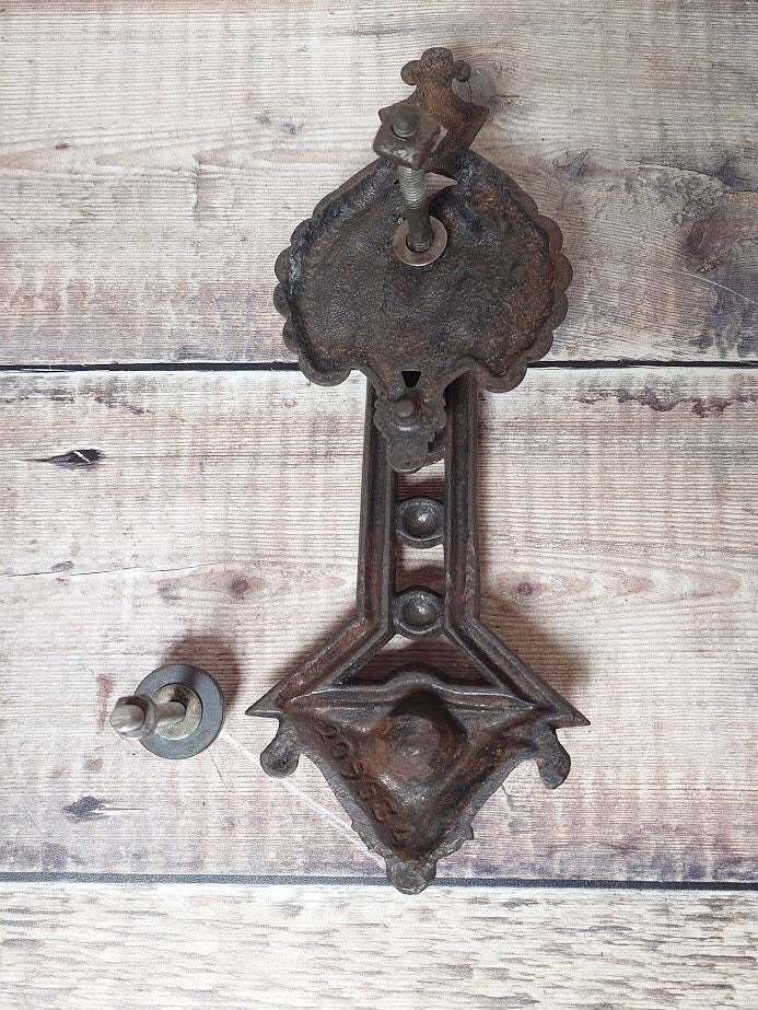 photo furniture Victorian Iron Door Knocker, Antique Iron Door Knocker, Kenrick?