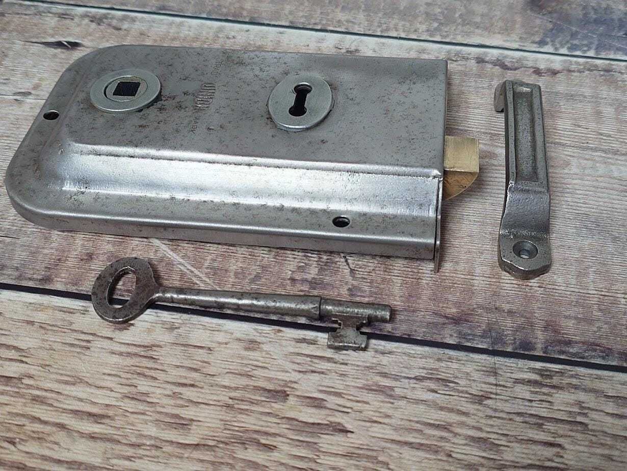 Heavy Union Steel Lock With Iron Keep And Steel Key photo furniture