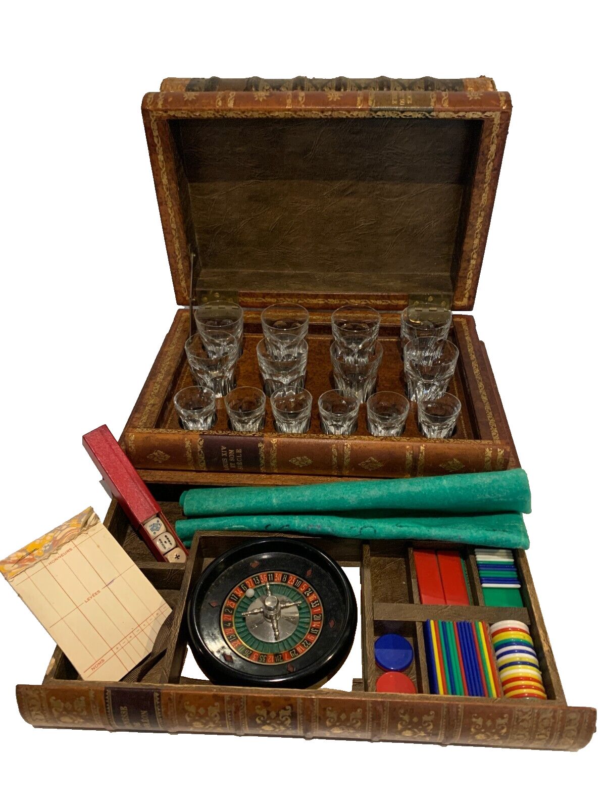 Liquor Cellar And Game Box In Fake Books 20th Century photo 832.5