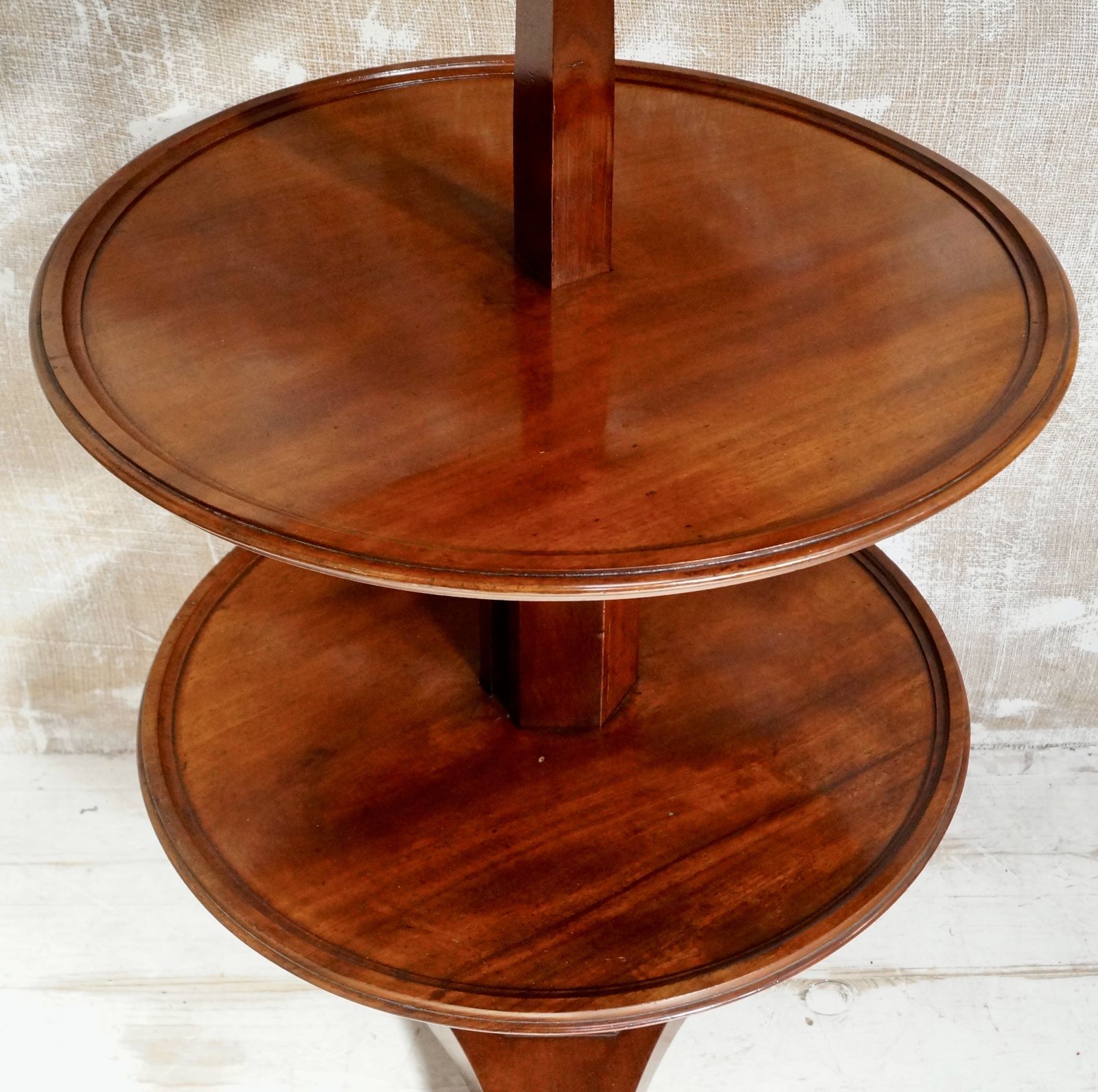 Georgian Mahogany Metamorphic 3 Tier Dumb Waiter photo vinterior