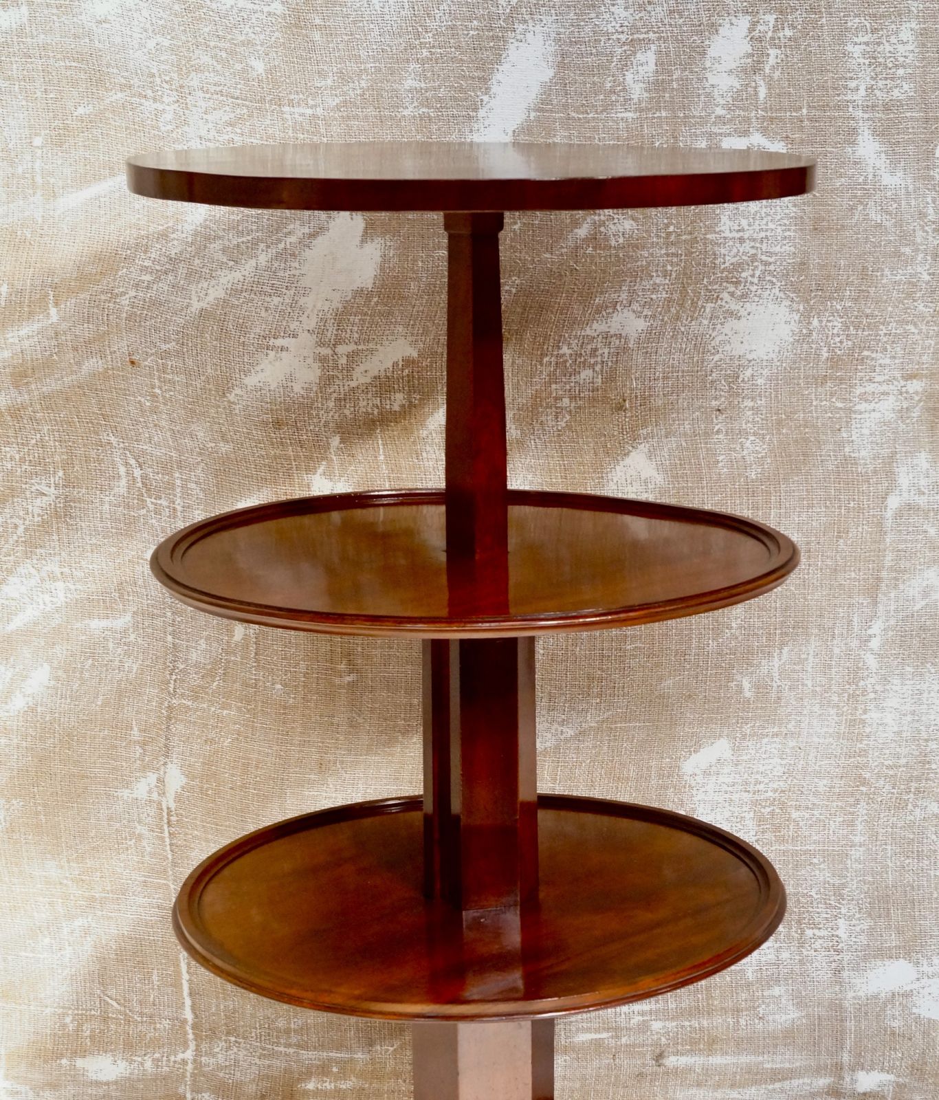 Georgian Mahogany Metamorphic 3 Tier Dumb Waiter photo for sale
