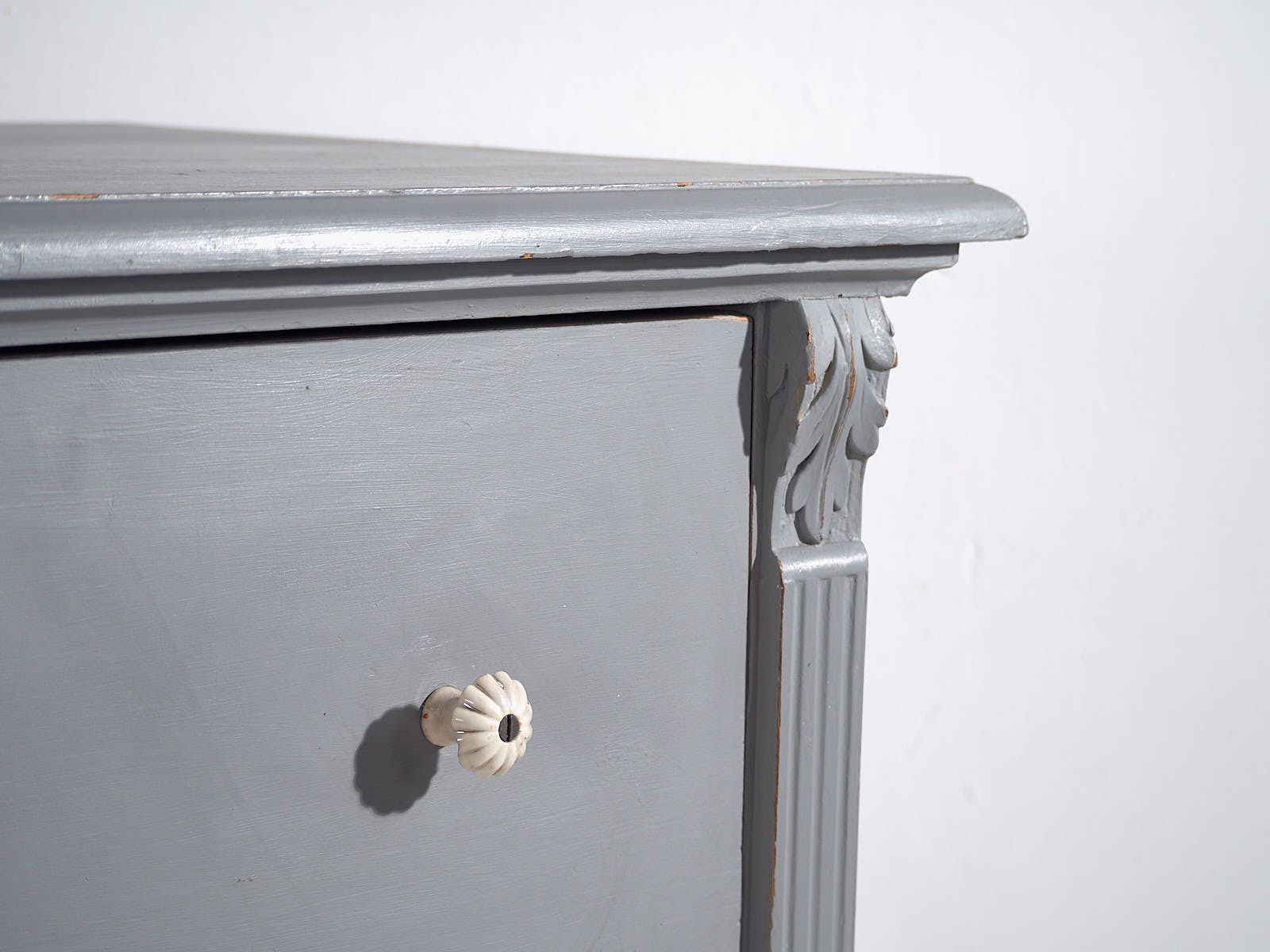Antique Gray Chest Of Drawers (C.1920) #19 photo Furniture