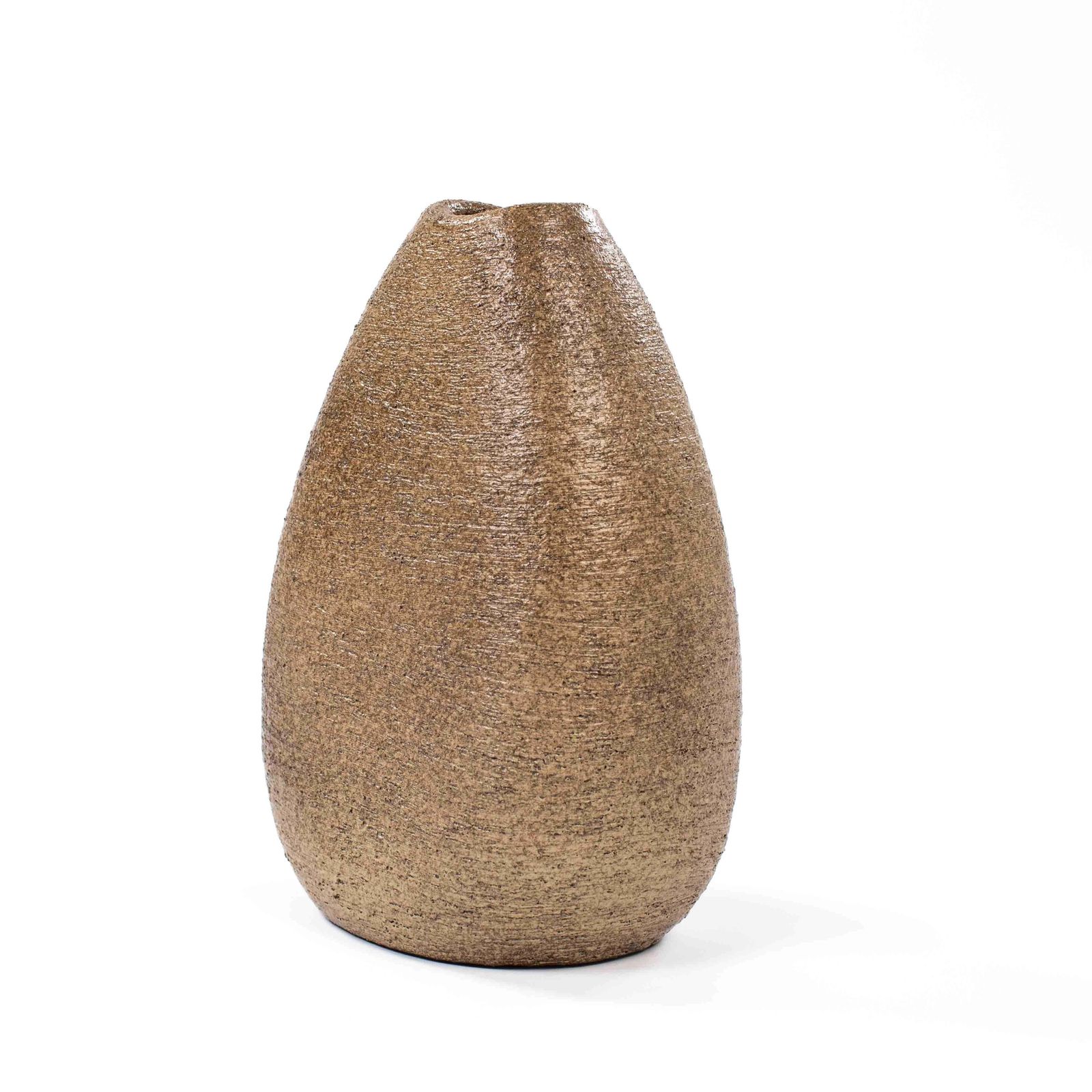 French Mid Century Ceramic Vase With Geometric Decoration By G. Masarra, 1950s photo buy