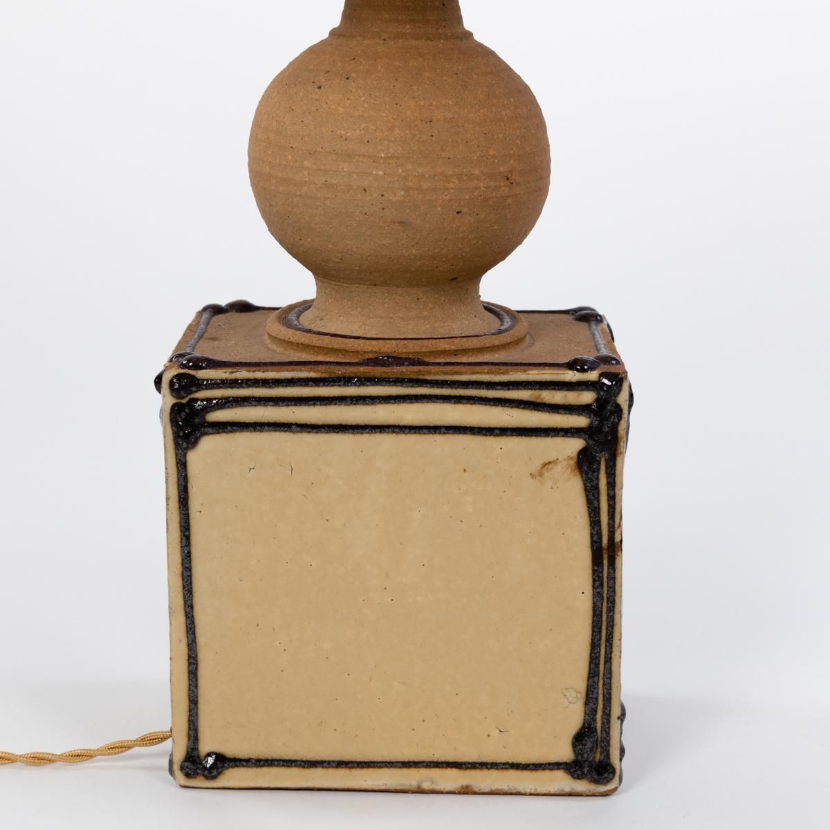 photo vinterior Pair Of Scandinavian Mid Century Ceramic Table Lamps By Heerwegen Denmark 1971