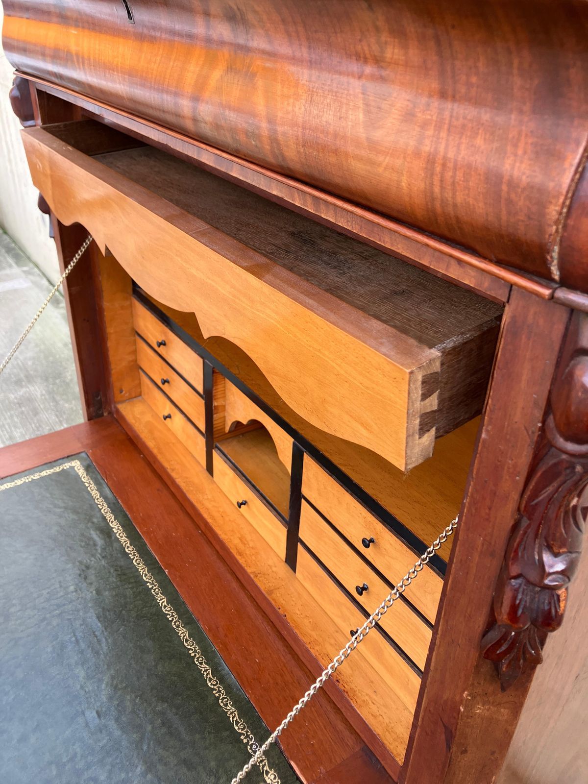 Antique French Secretaire / Bureau In Mahogany photo 1050.0