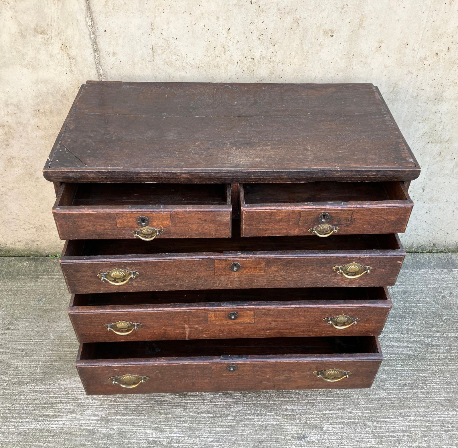 English Antique Chest Of Drawers In Oak photo Furniture