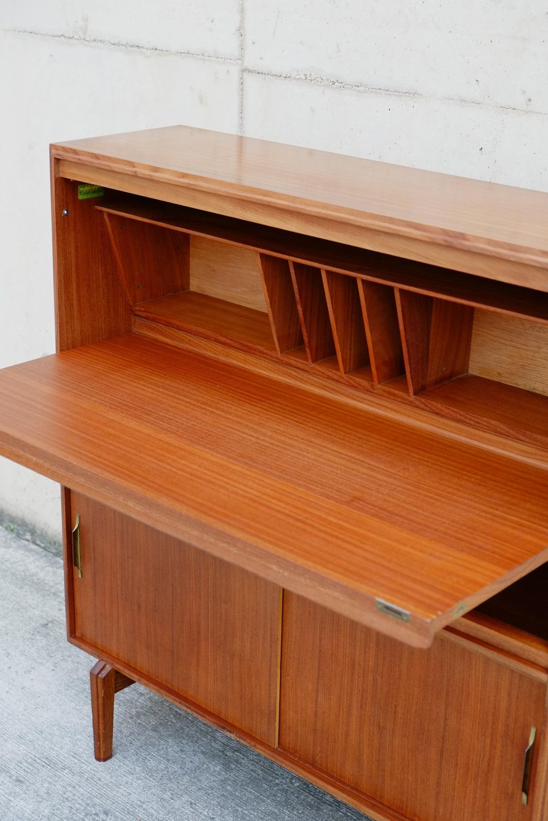 Mid Century Modern Mad Men Bureau Secretaire Cabinet By Beaver And Tapley photo vinterior