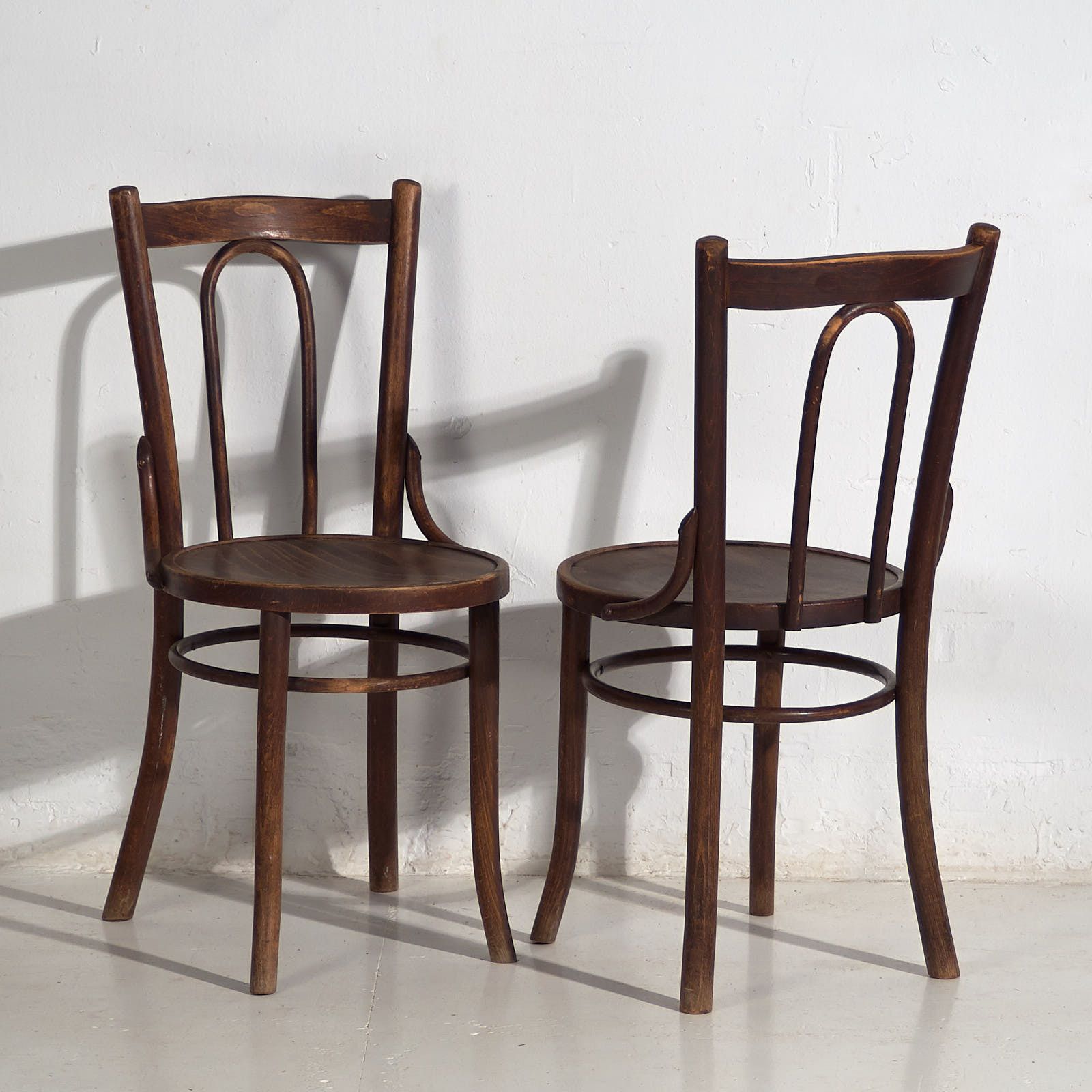 Thonet Vintage Style Chairs (C.1950). Set Of 2 Pieces #12