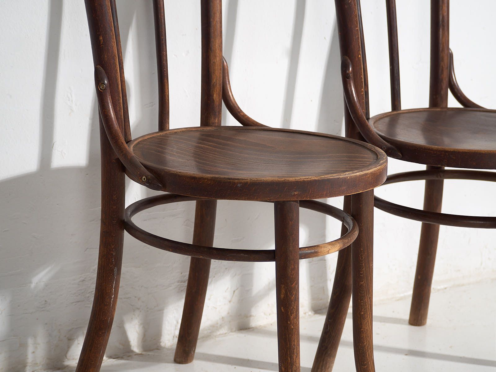 Thonet Vintage Style Chairs (C.1950). Set Of 2 Pieces #12 photo furniture