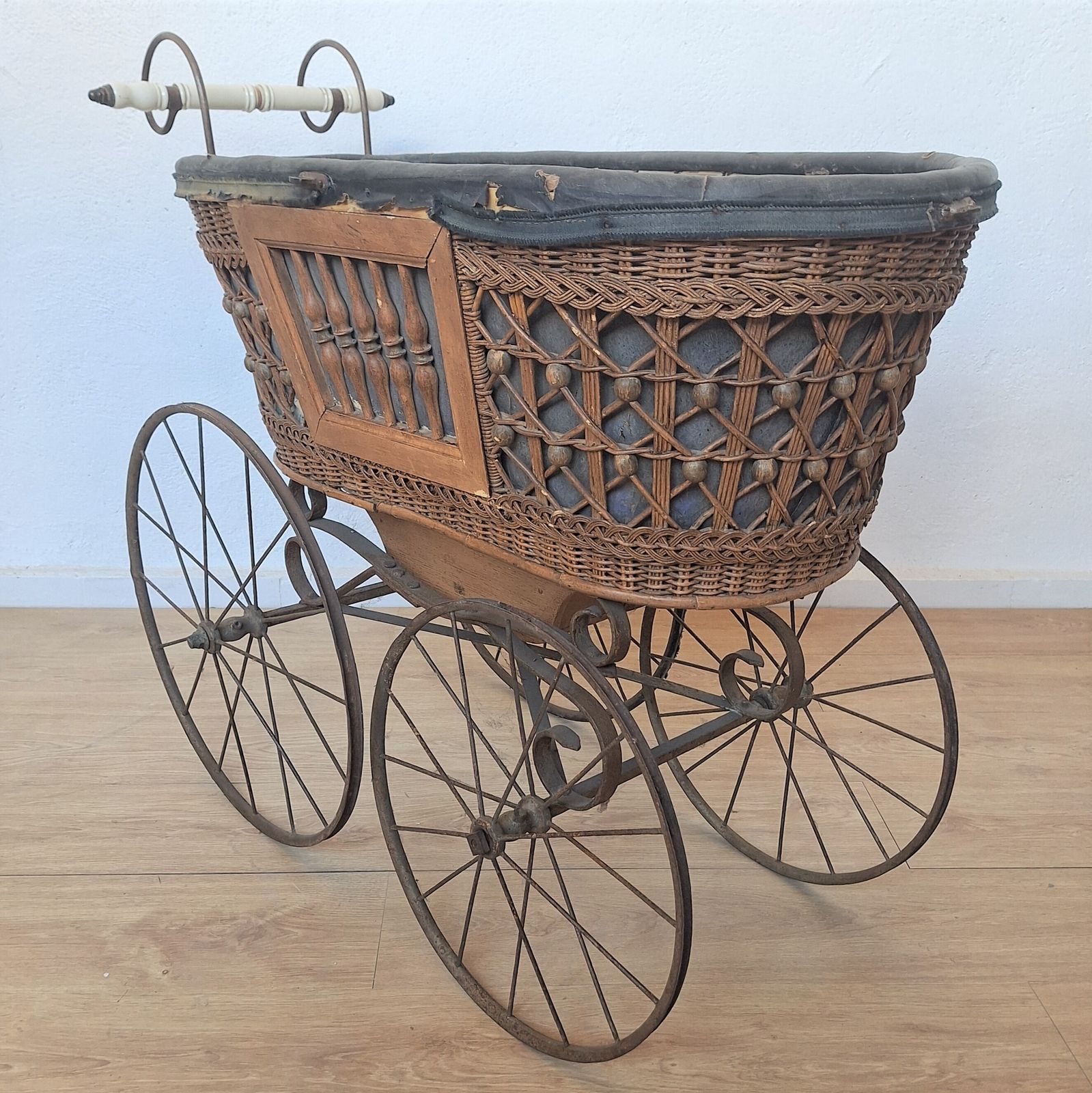Antique Stroller For Children. 1900   1920 photo furniture